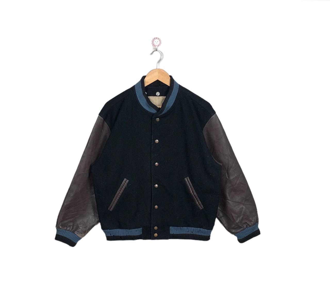 Other Vtg 80’s Kent Grunge Destroyed Varsity Stadium Jacket Size US L / EU 52-54 / 3 - 2 Thumbnail