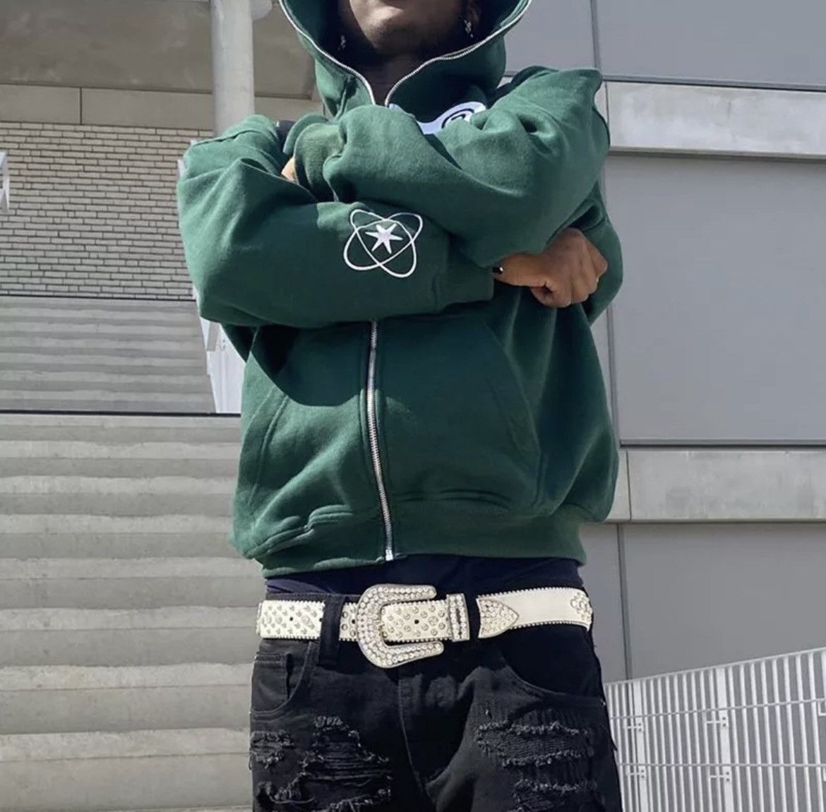 Japanese Brand × Streetwear Y2K Zip Up Hoodie | Grailed