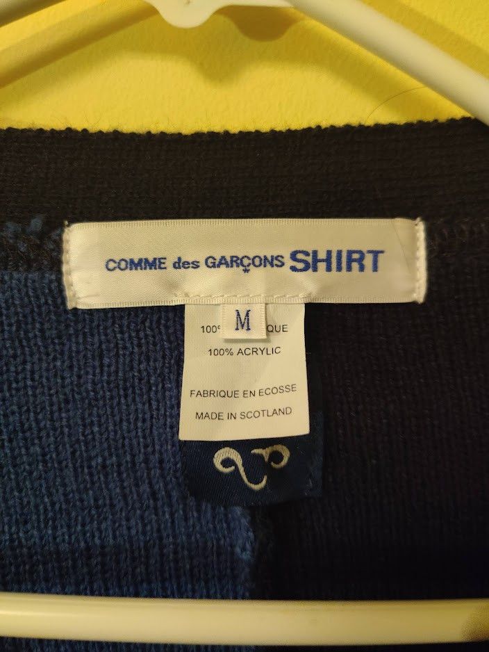 Comme des Garcons SHIRT CDG Shirt x Scotland Two-Tone Cardigan Size US M / EU 48-50 / 2 - 2 Thumbnail