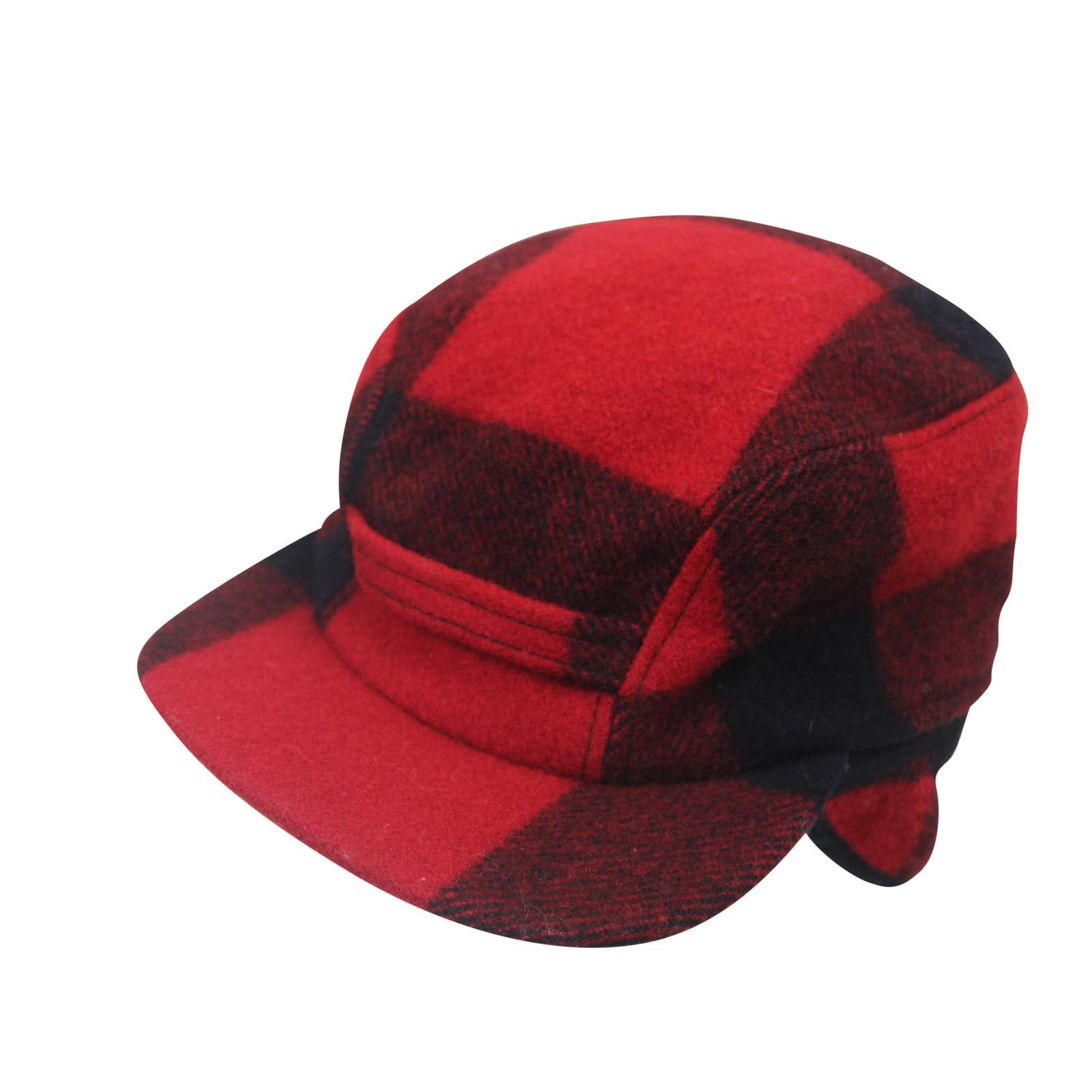 Filson × Vintage Vintage Filson Mackinaw Wool Buffalo Plaid Trapper Hat ...