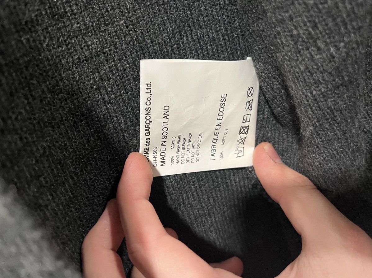 Comme des Garcons × Comme des Garcons Homme Deux Comme Des Garçons grey Knit Vest Size US L / EU 52-54 / 3 - 5 Thumbnail