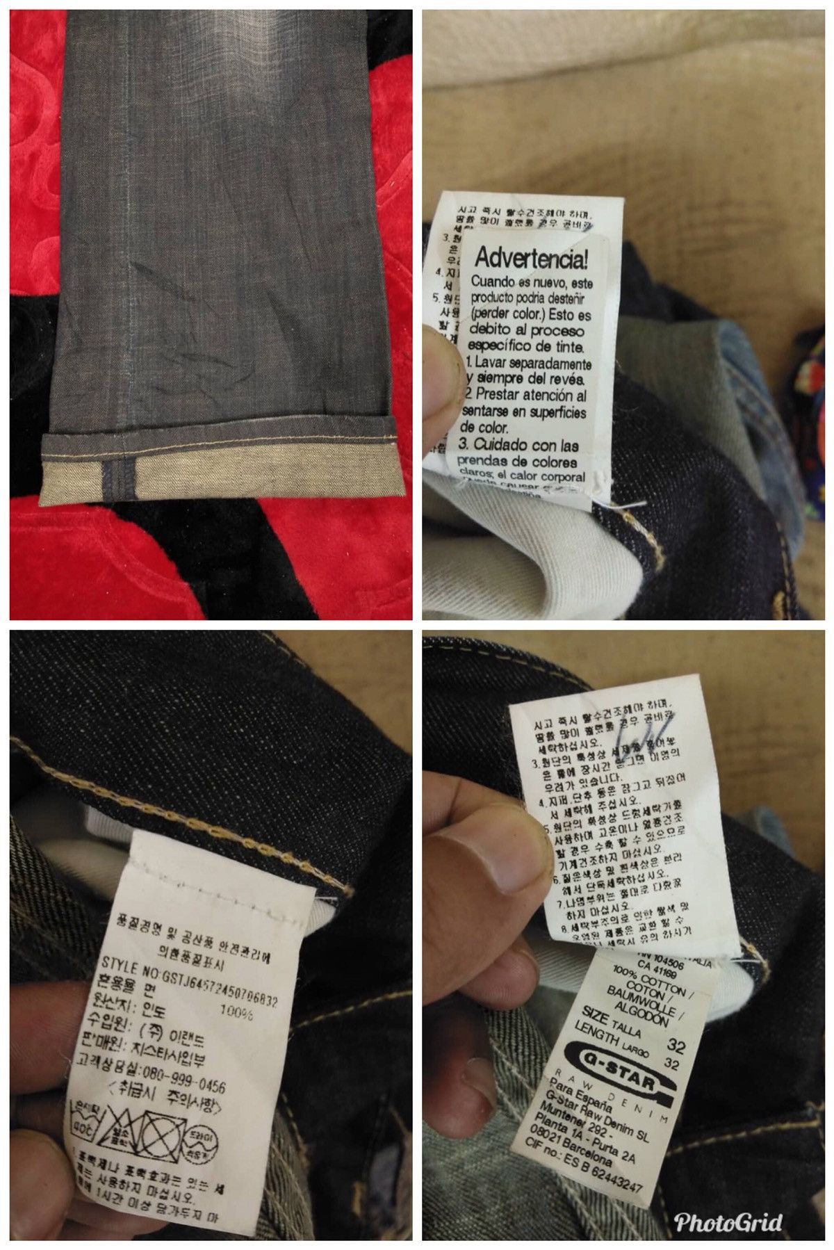 G-Star G-star Raw Jeans Size US 32 / EU 48 - 11 Thumbnail