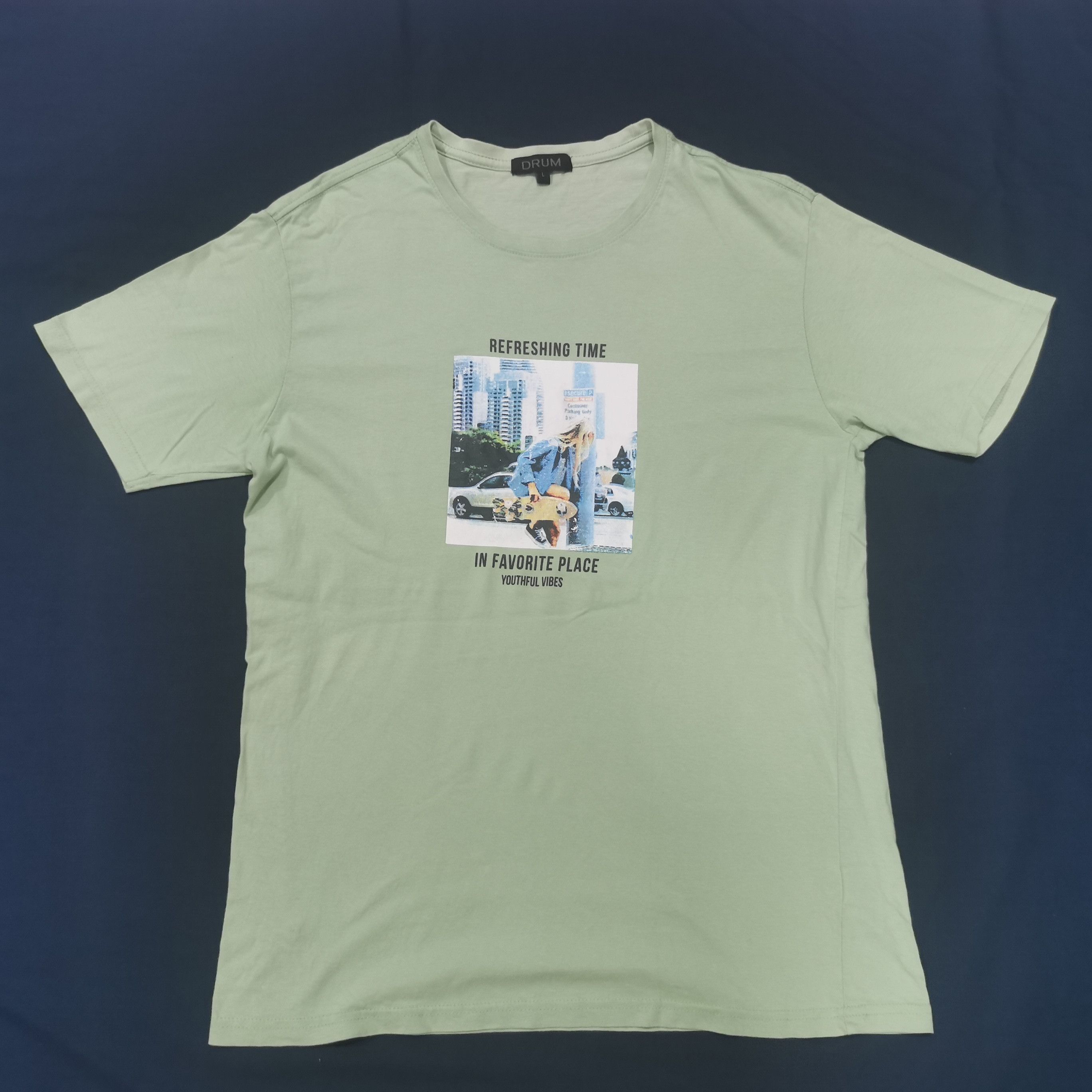 Drum 90's Youthful Vibes Skateboards Tshirt