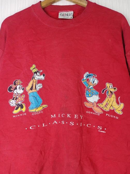 Cartoon Network × Disney × Mickey Mouse Rare Vintage 80s Mickey Classics Cartoon Disney Sweatshirt Size US L / EU 52-54 / 3 - 7 Thumbnail
