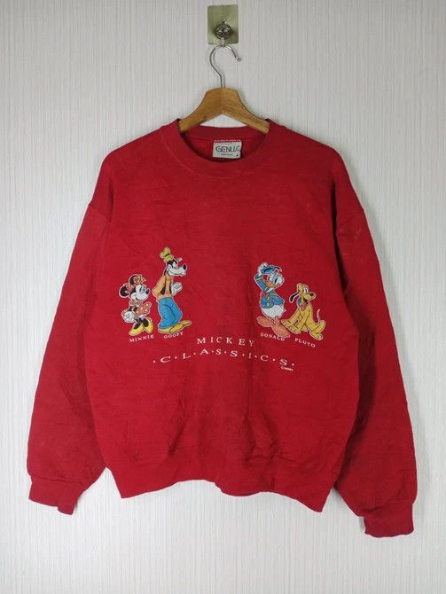 Cartoon Network × Disney × Mickey Mouse Rare Vintage 80s Mickey Classics Cartoon Disney Sweatshirt Size US L / EU 52-54 / 3 - 2 Thumbnail