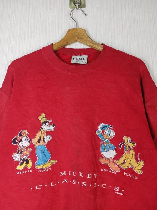 Cartoon Network × Disney × Mickey Mouse Rare Vintage 80s Mickey Classics Cartoon Disney Sweatshirt Size US L / EU 52-54 / 3 - 1 Thumbnail