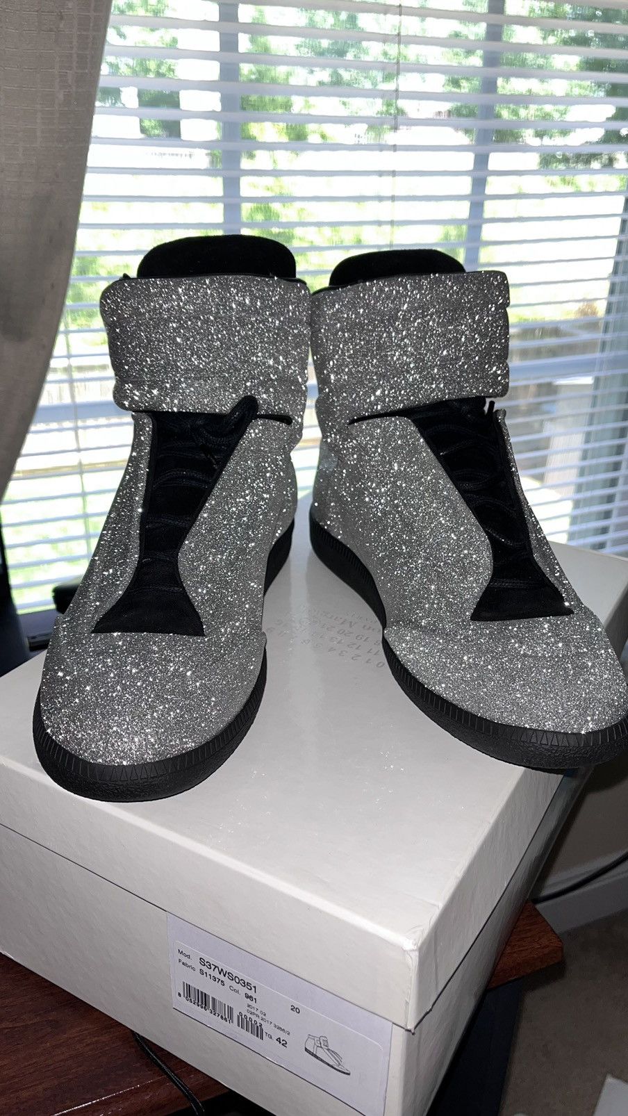 Maison Margiela Silver Maison Margiela Future Highs Size US 9 / EU 42 - 3 Thumbnail