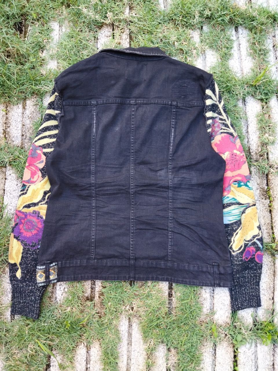 Desigual Desigual Stretch Distressed Look Denim Jacket Size M / US 6-8 / IT 42-44 - 10 Thumbnail