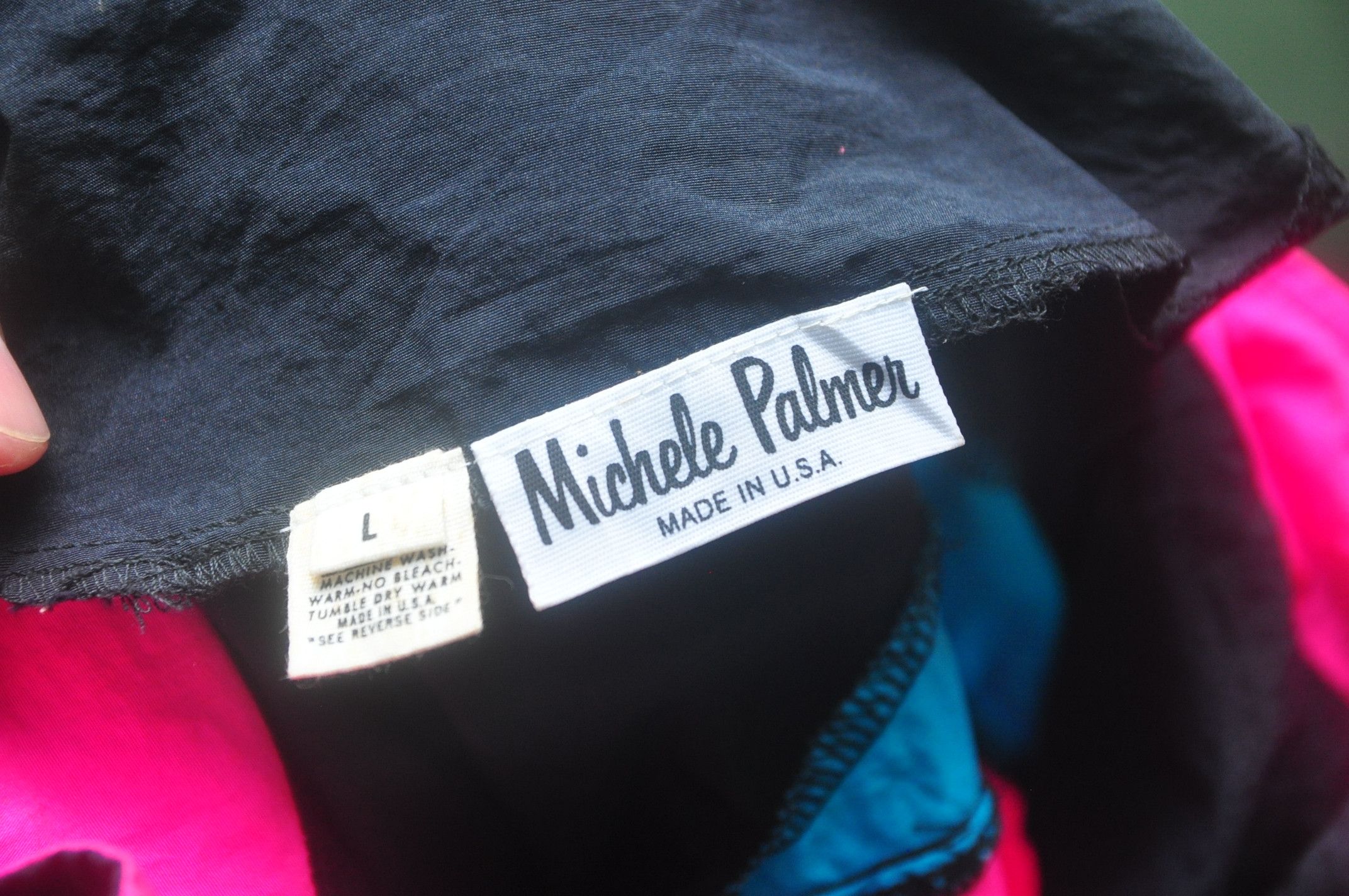 Japanese Brand Vintage Michele Palmer Made In Usa Multicolour Size US L / EU 52-54 / 3 - 4 Thumbnail