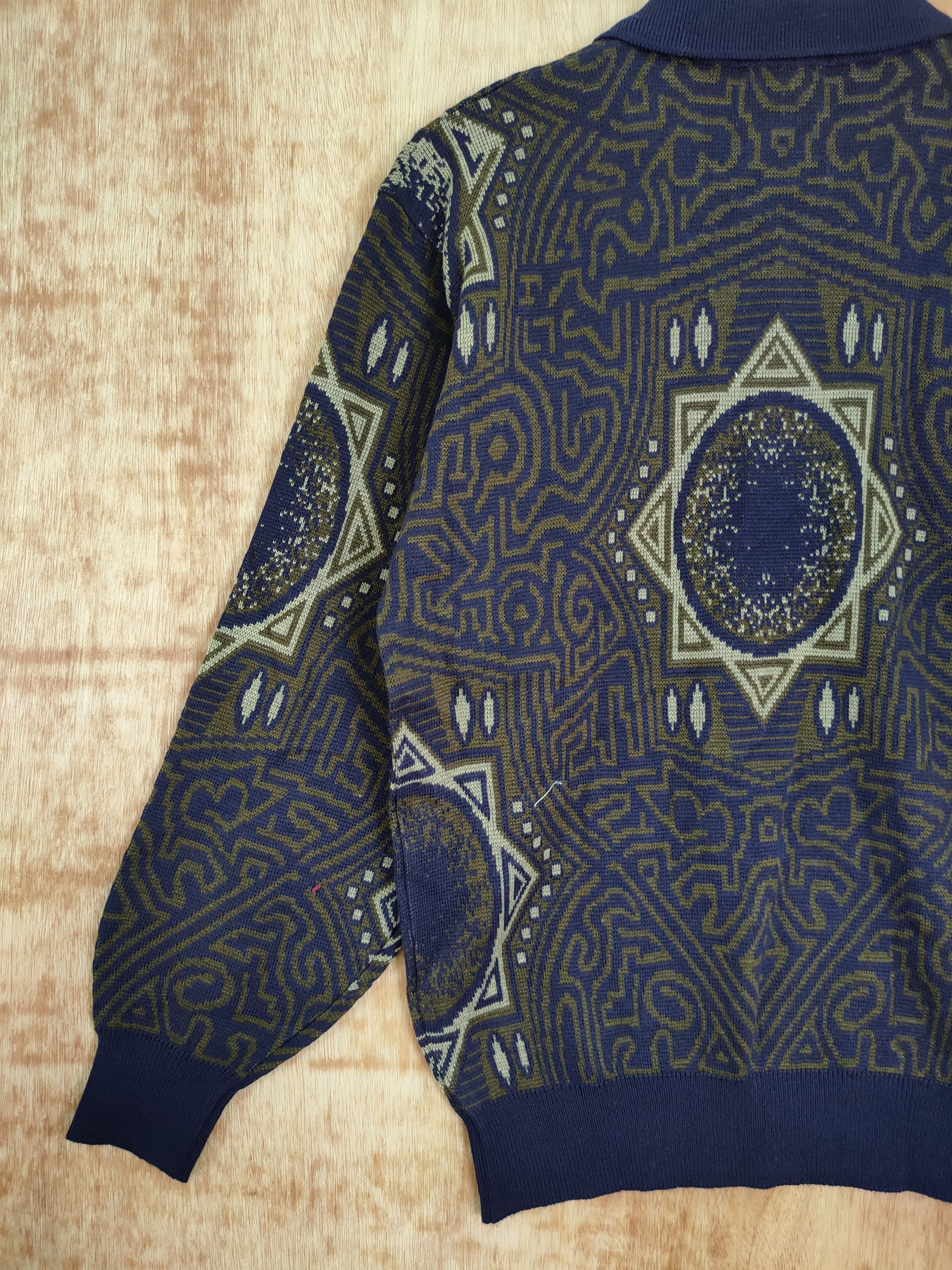 Vintage Dulwije sweatshirt art knit navajo vintage #4135 Size US M / EU 48-50 / 2 - 7 Thumbnail
