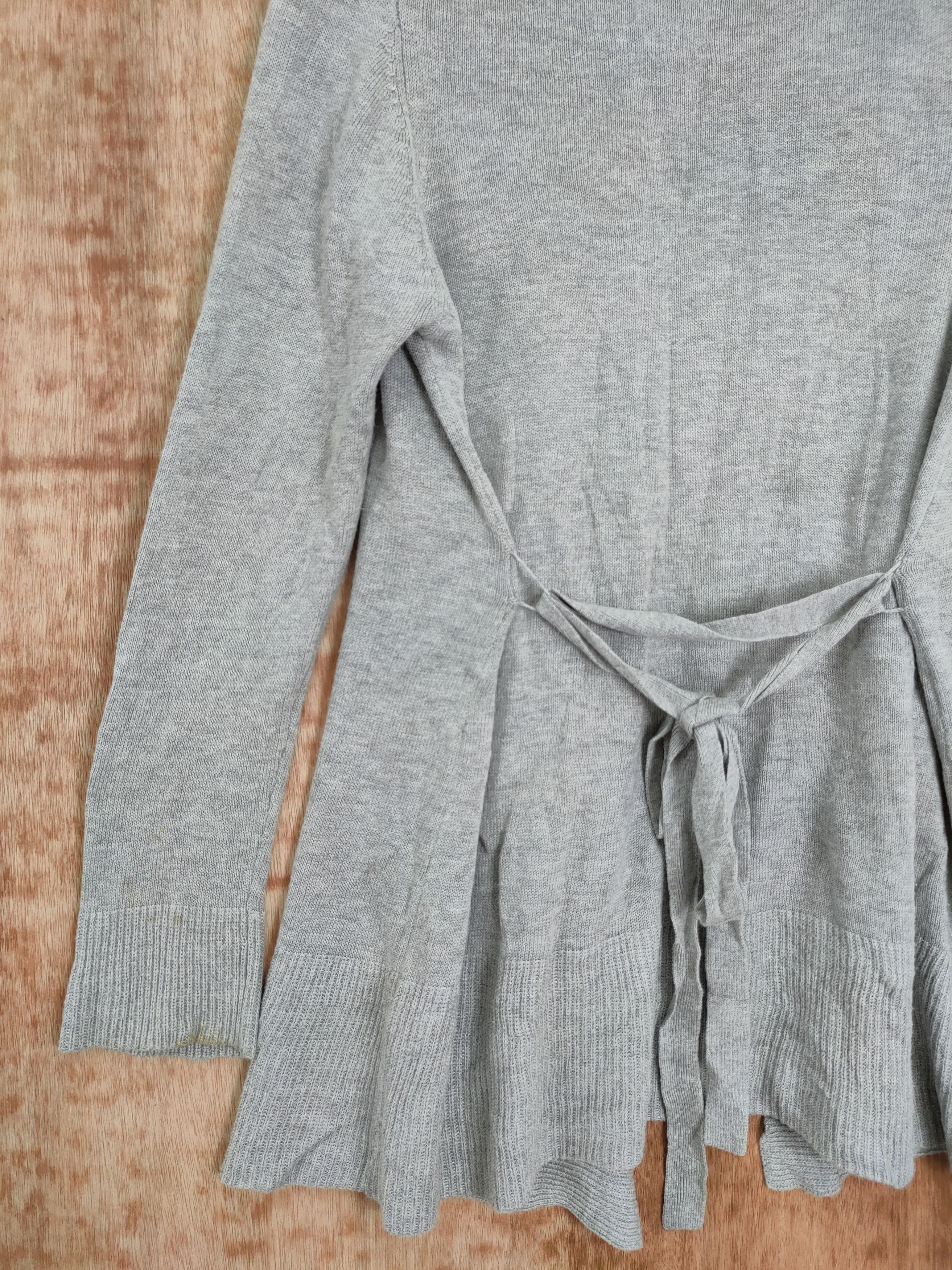 Japanese Brand × Vintage Grove cardigan japan grey vintage knitwear #4134 Size US M / EU 48-50 / 2 - 6 Thumbnail