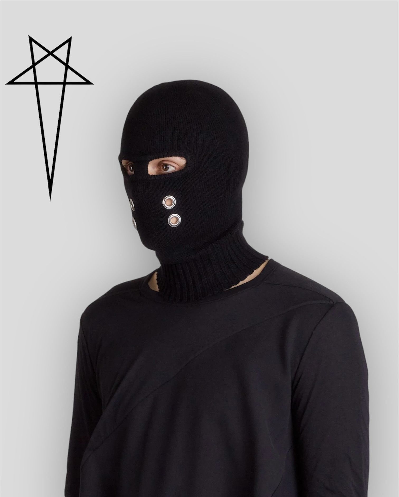 アイテム希少！美品！Rick Owens fw22 gimp balaclava - aconsoft.com