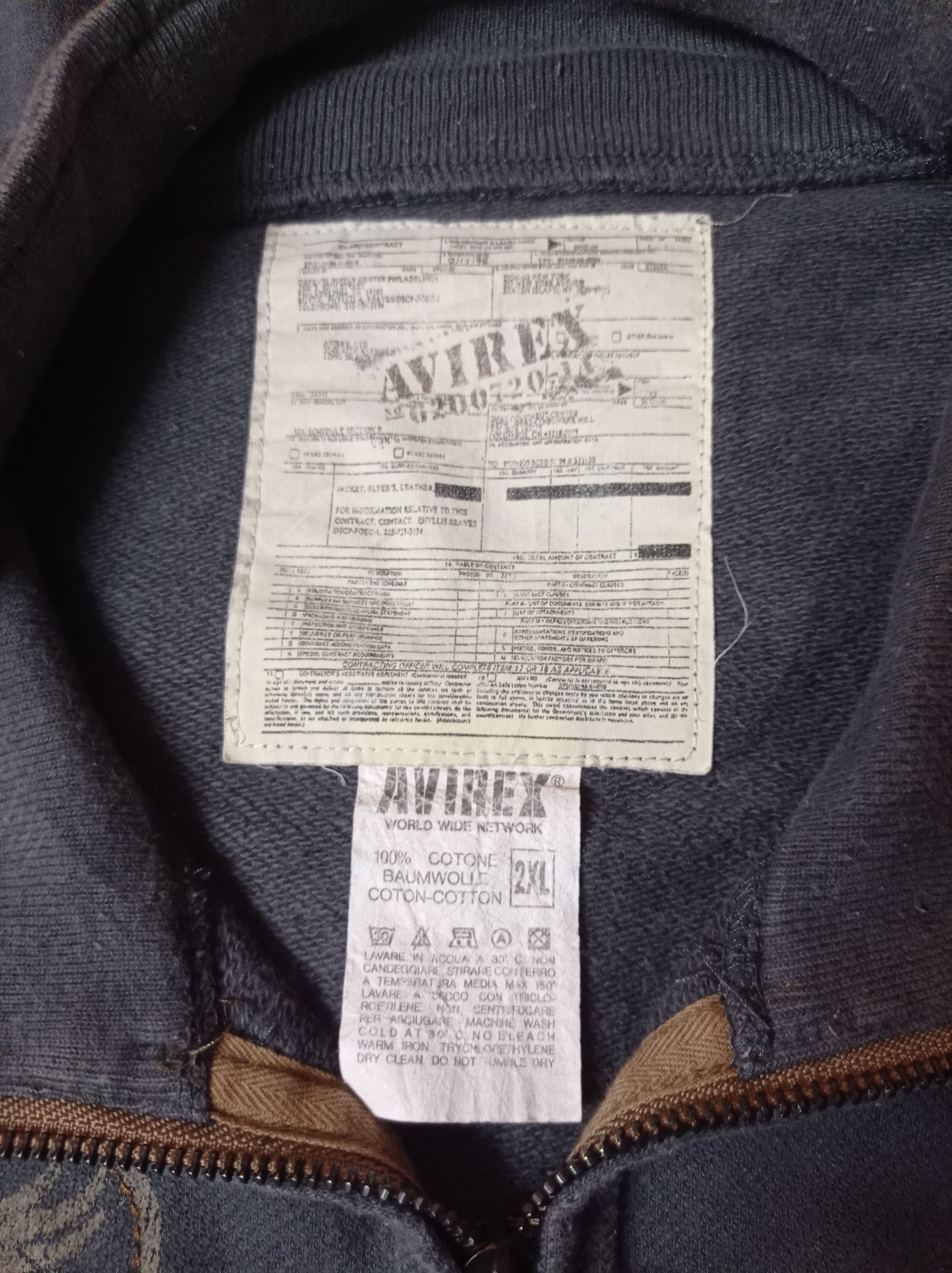 🔥offer🔥 avirex corp aerospace zipper big size rare