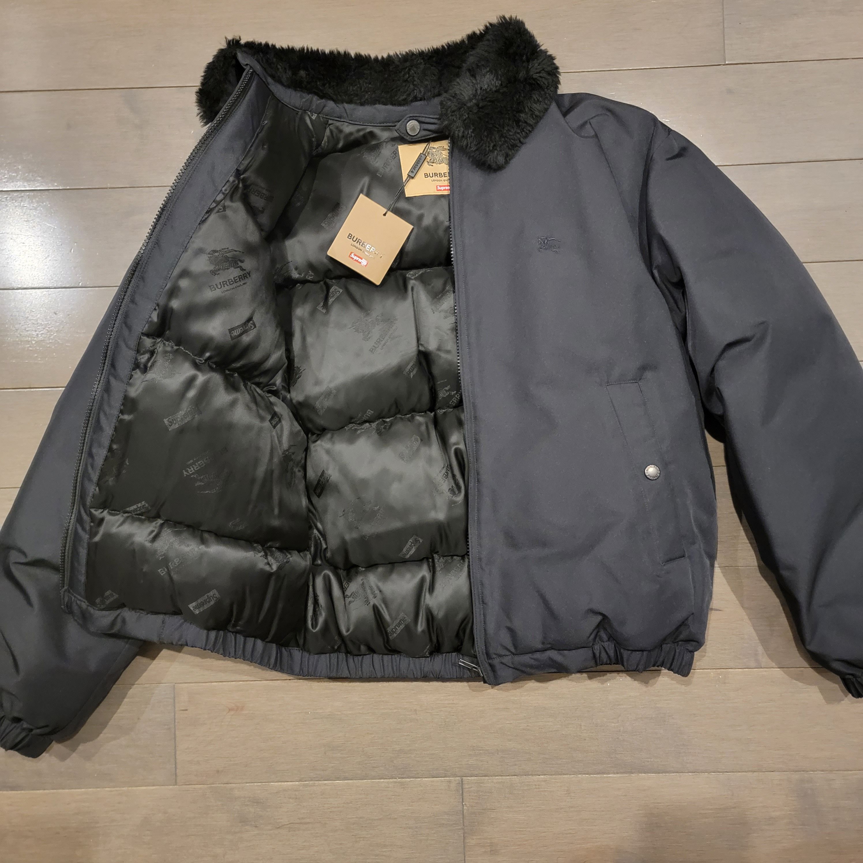 Supreme Supreme Bonded Logo Down Jacket | Grailed
