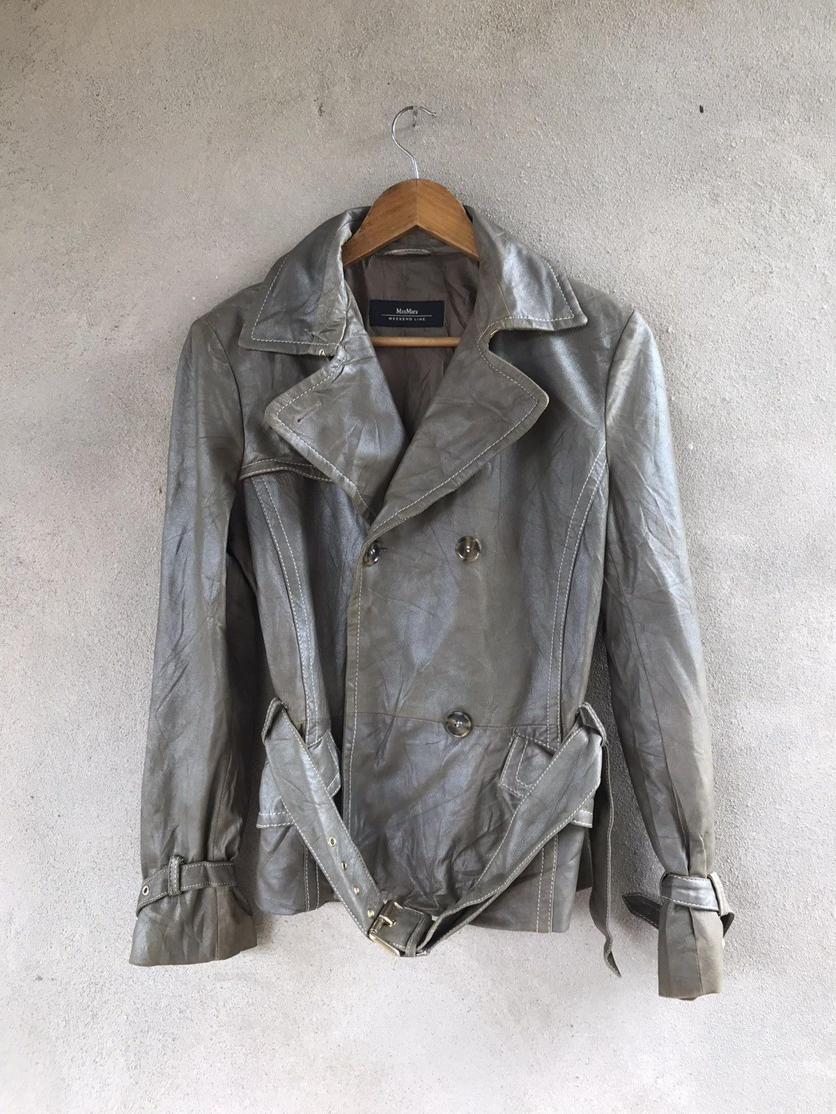 Max Mara × Seditionaries RARE MAX MARA DOUBLE COLLAR JACKET SEDITIONARIES STYLE Size M / US 6-8 / IT 42-44 - 2 Thumbnail