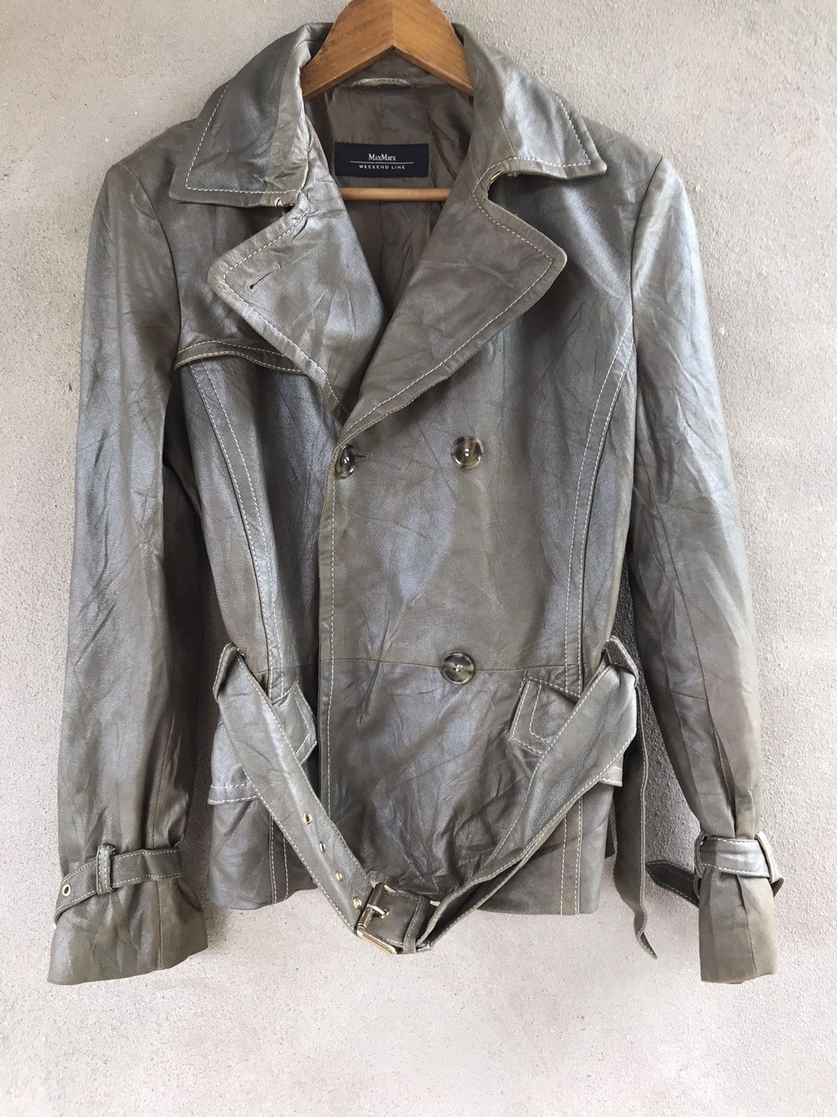 Max Mara × Seditionaries RARE MAX MARA DOUBLE COLLAR JACKET SEDITIONARIES STYLE Size M / US 6-8 / IT 42-44 - 8 Thumbnail
