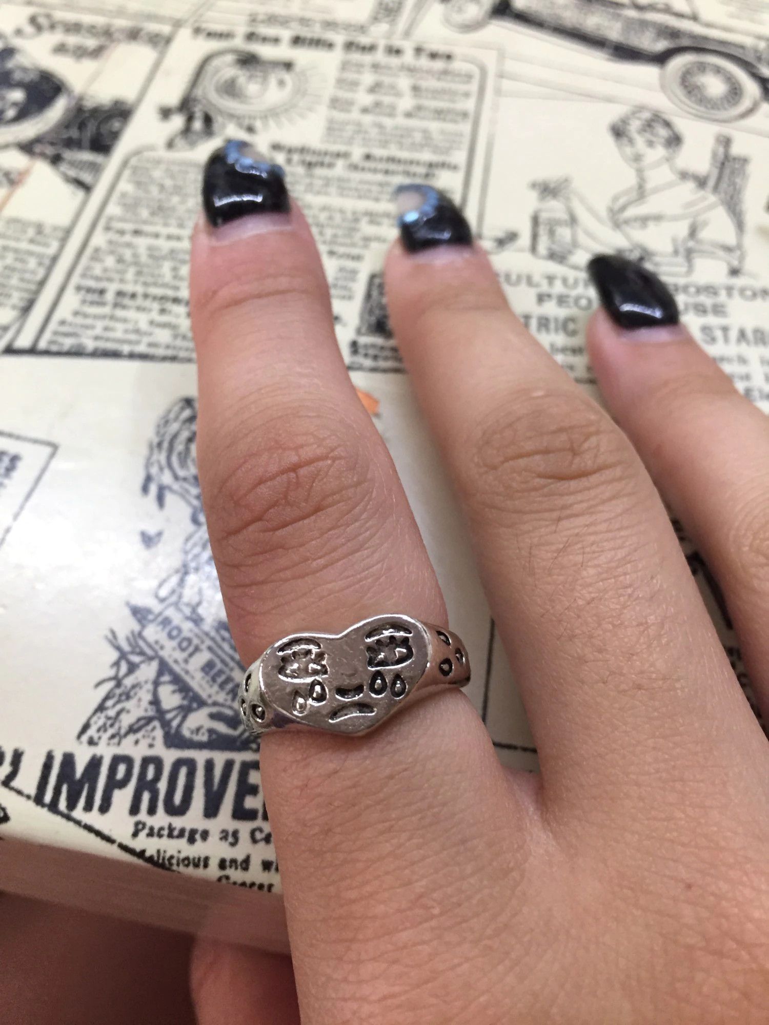 Other Cry Face Rings Size ONE SIZE - 3 Thumbnail