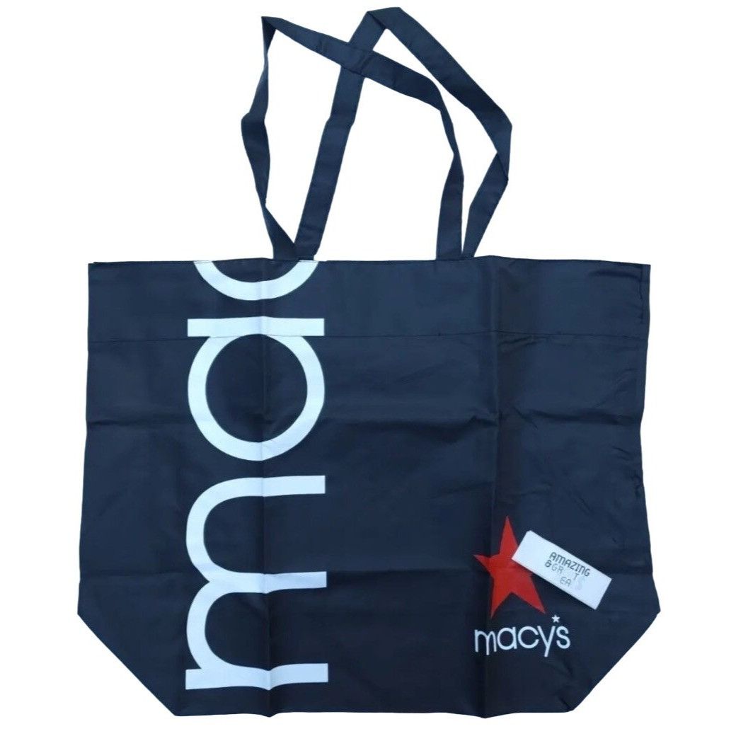 Macys MACY'S Reusable Shopping Bag From Beach to Bag Pack Of 2 New ...