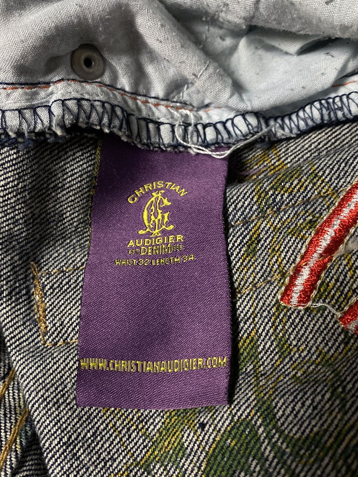 Christian Audigier RARE Christian Audigier Ed Hardy Vintage Skull Jeans Size US 32 / EU 48 - 7 Thumbnail