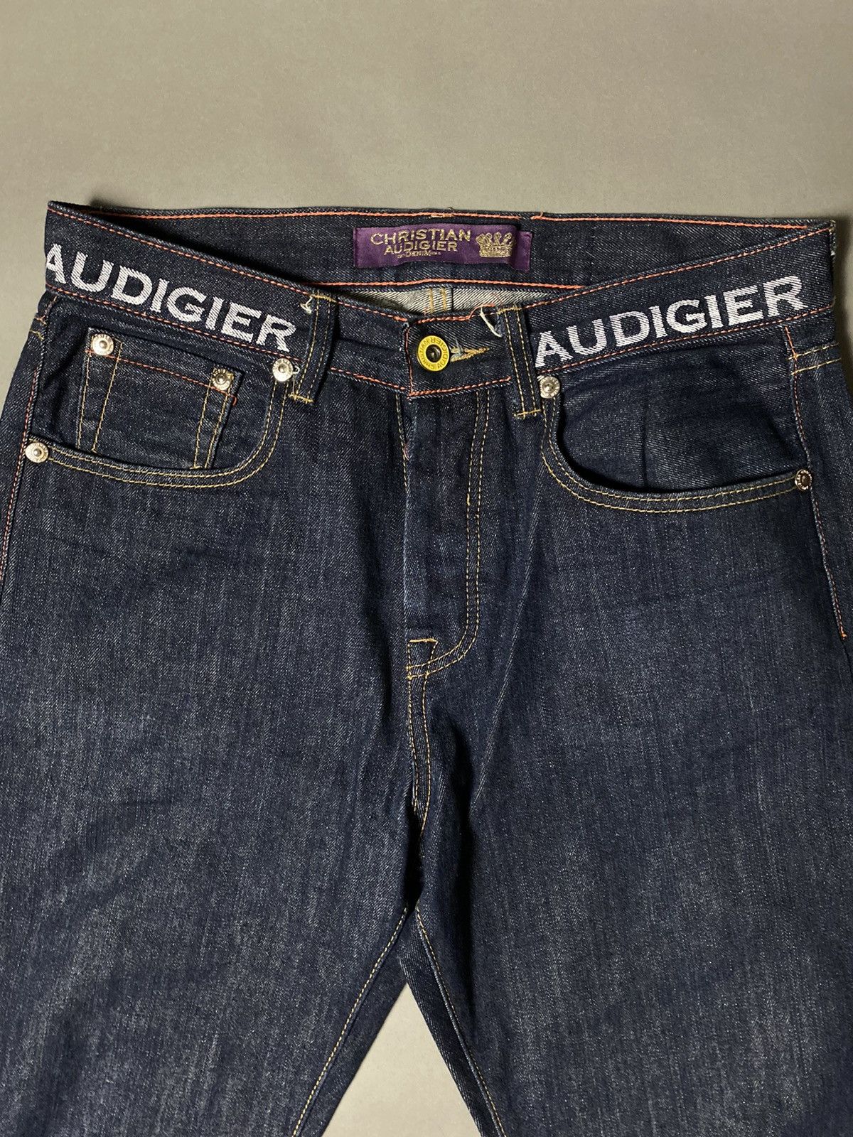 Christian Audigier RARE Christian Audigier Ed Hardy Vintage Skull Jeans Size US 32 / EU 48 - 5 Thumbnail