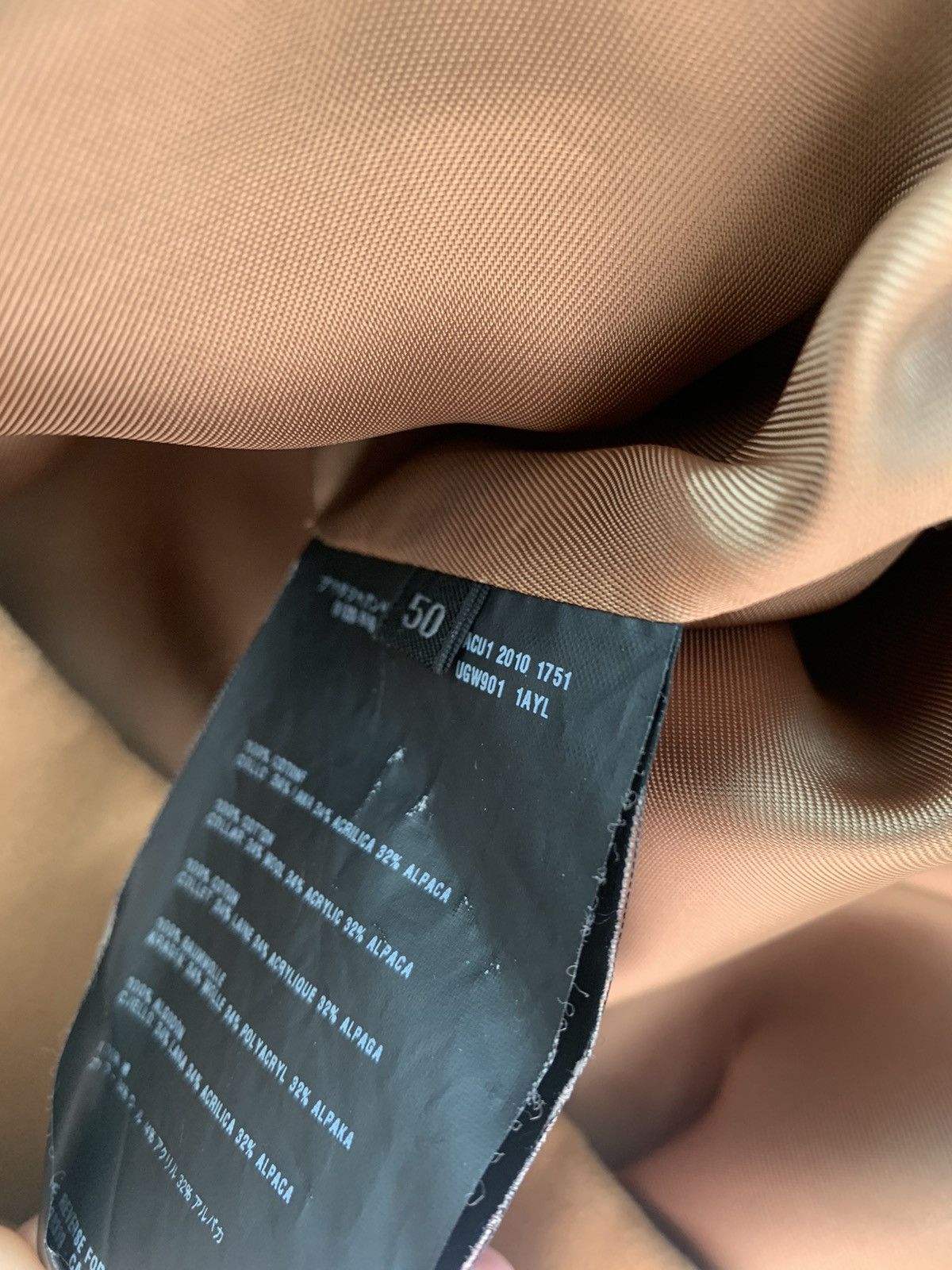 Prada Prada 10AW Archive Coat Size US M / EU 48-50 / 2 - 14 Thumbnail
