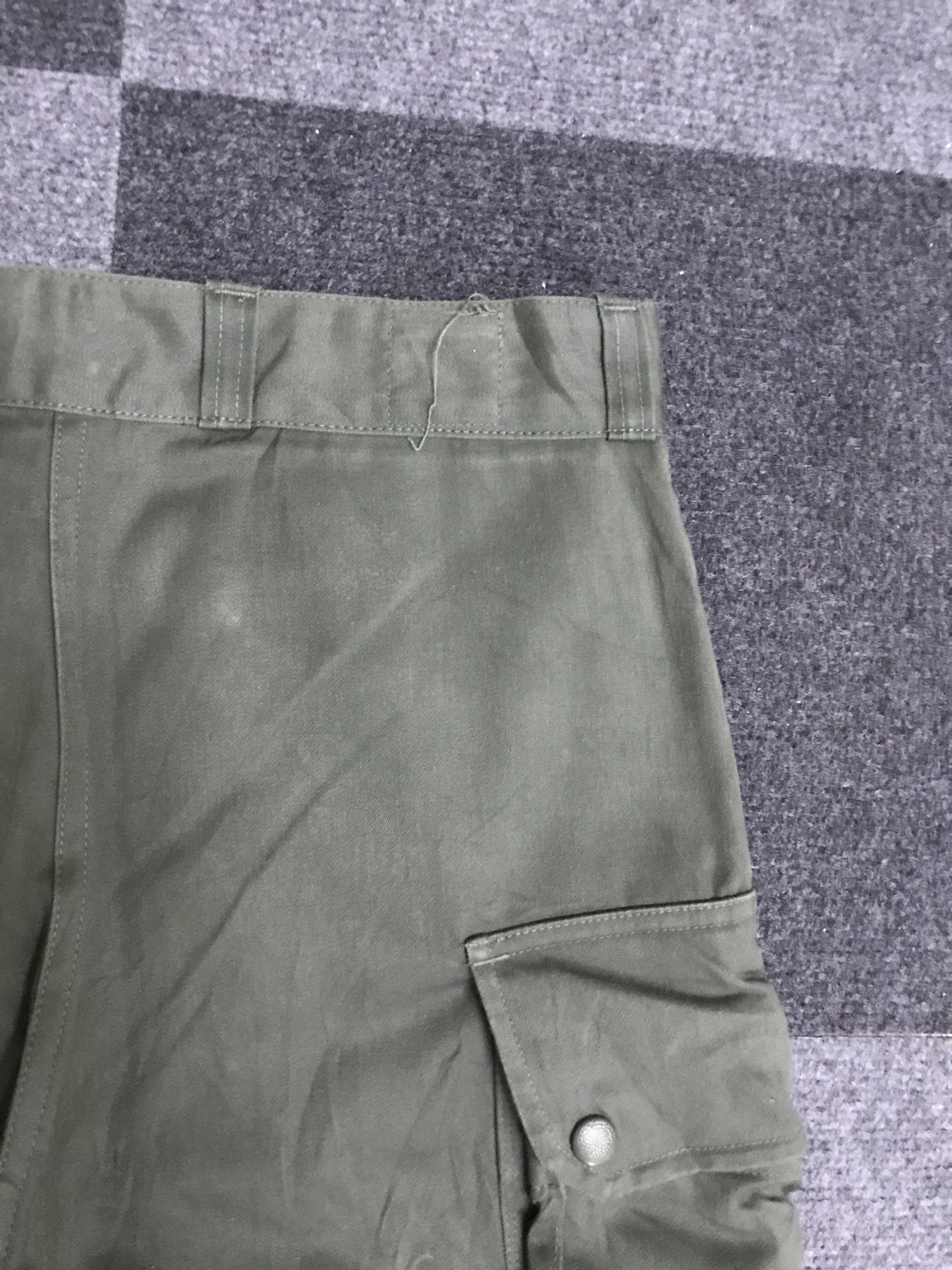 Vintage CP296 Vintage 80s French Military Cargo Pant Size US 29 - 14 Thumbnail