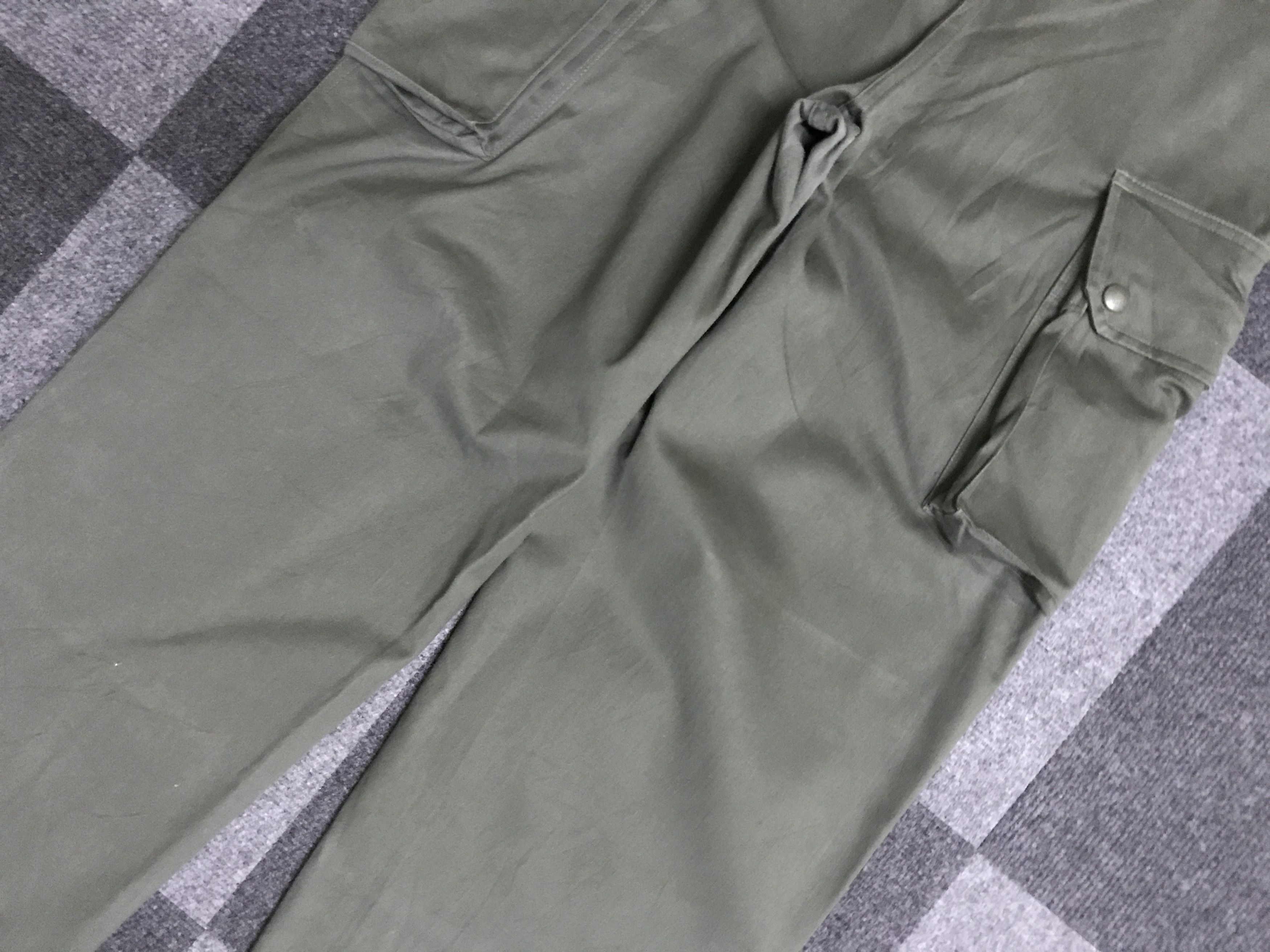 Vintage CP296 Vintage 80s French Military Cargo Pant Size US 29 - 10 Thumbnail