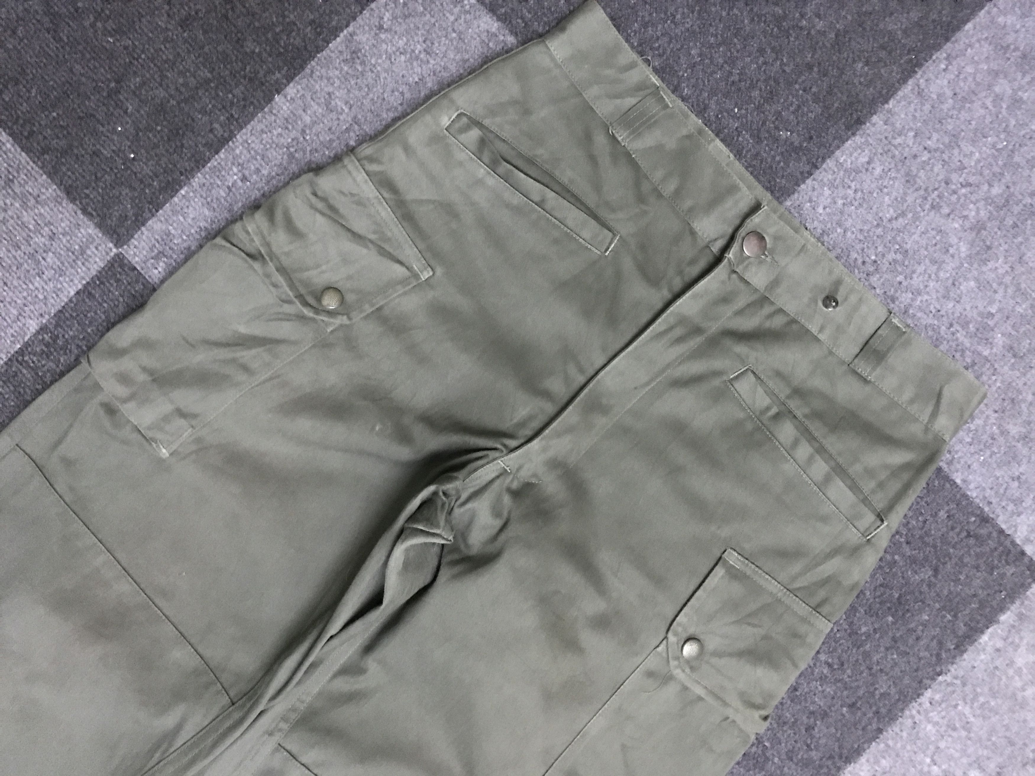 Vintage CP296 Vintage 80s French Military Cargo Pant Size US 29 - 2 Thumbnail