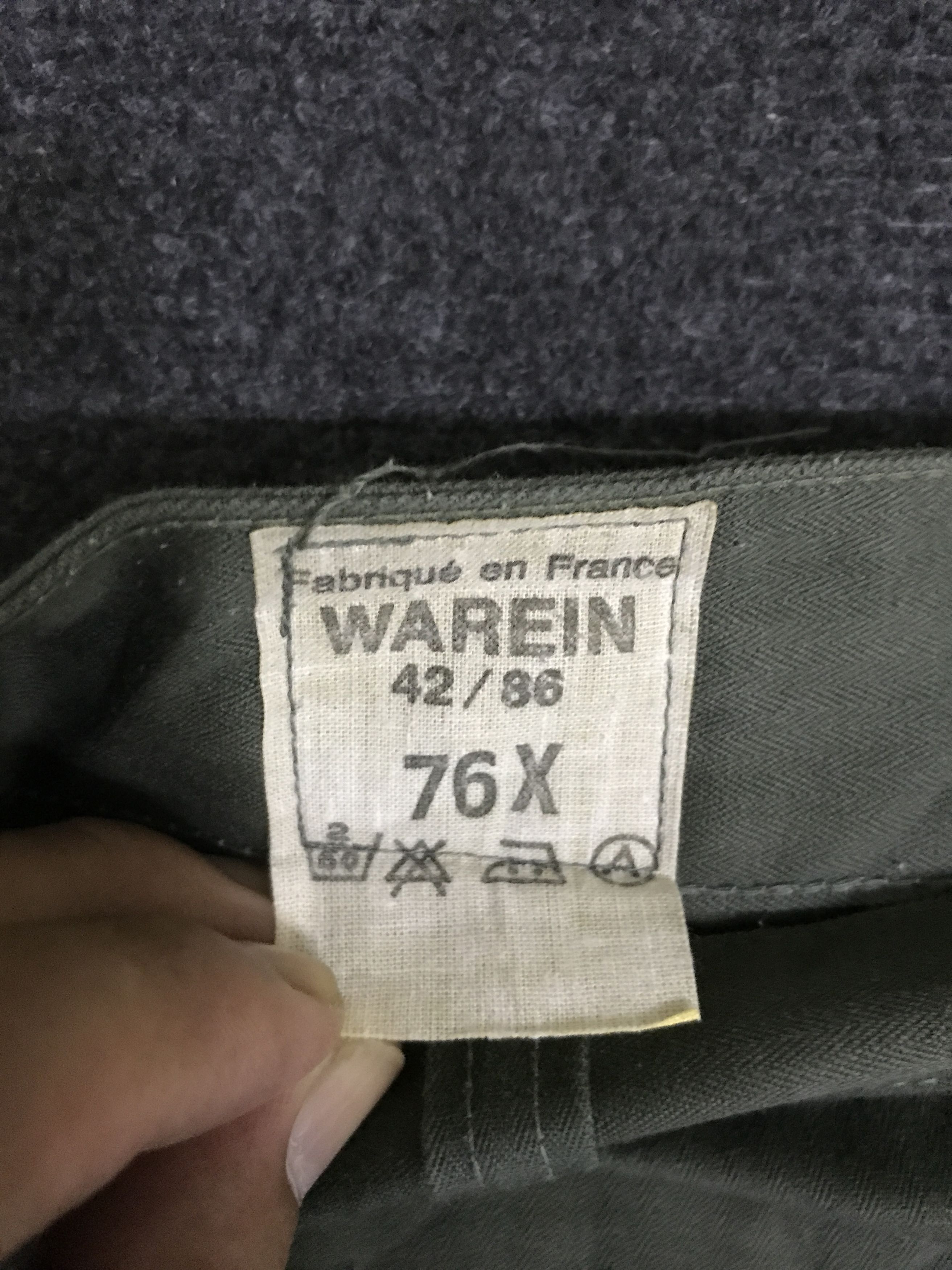Vintage CP296 Vintage 80s French Military Cargo Pant Size US 29 - 6 Thumbnail
