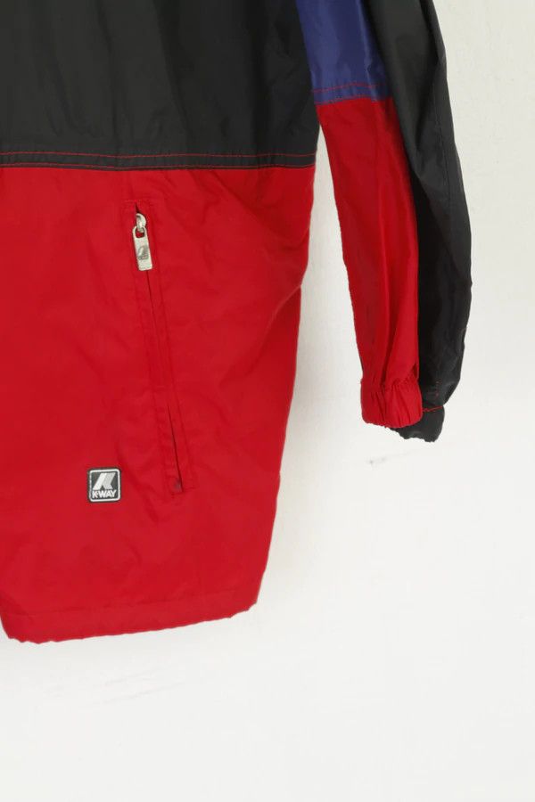 K-Way K-Way International Men L Jacket Black Red Vintage 8063 Size US L / EU 52-54 / 3 - 4 Thumbnail