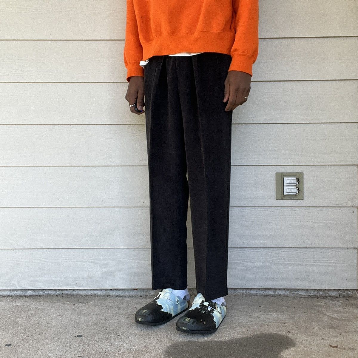 Vintage Vintage Black Solitude Corduroy Pants Size US 32 / EU 48 - 1 Thumbnail