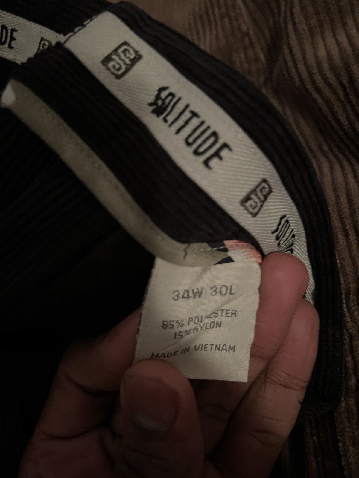 Vintage Vintage Black Solitude Corduroy Pants Size US 32 / EU 48 - 5 Thumbnail