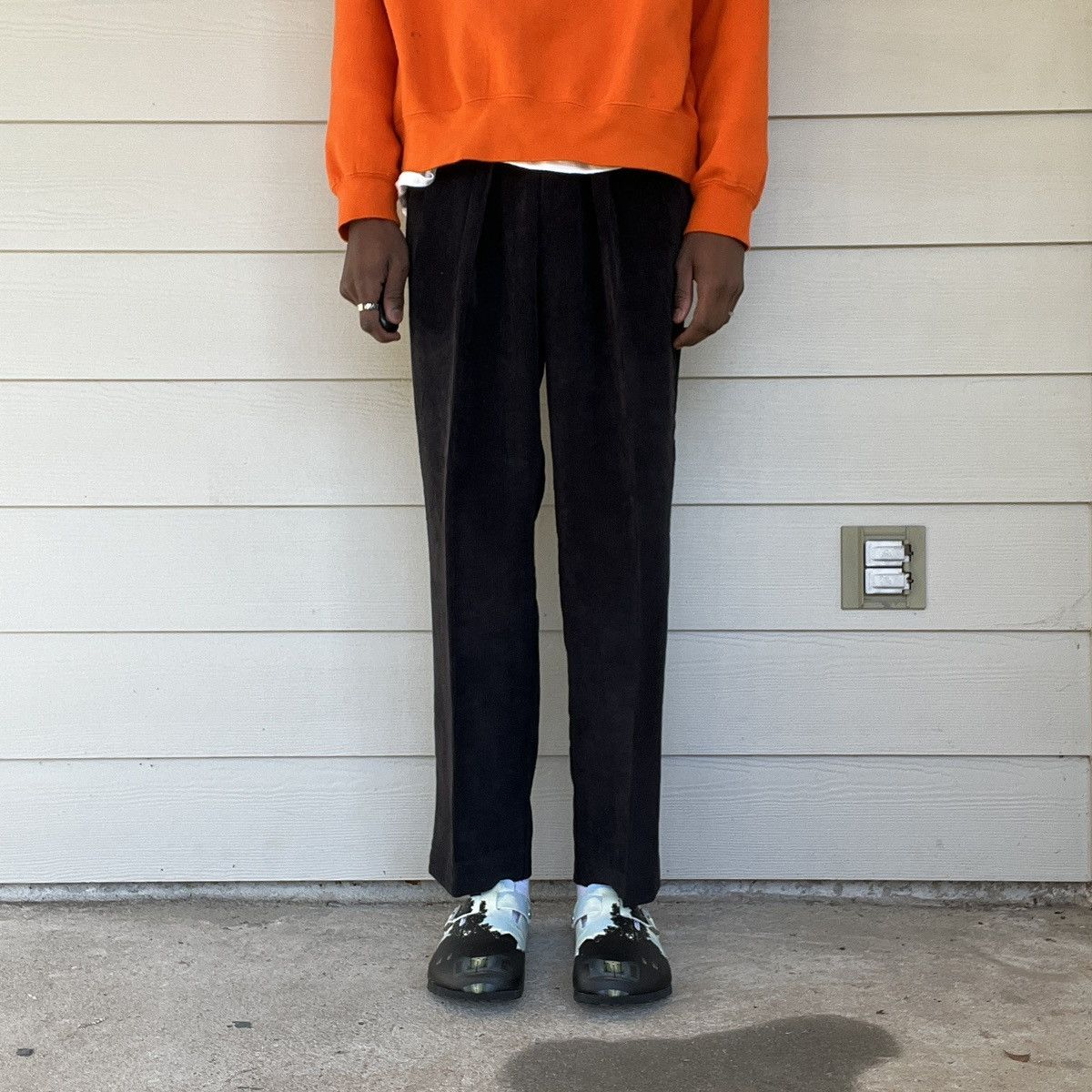 Vintage Vintage Black Solitude Corduroy Pants Size US 32 / EU 48 - 2 Thumbnail