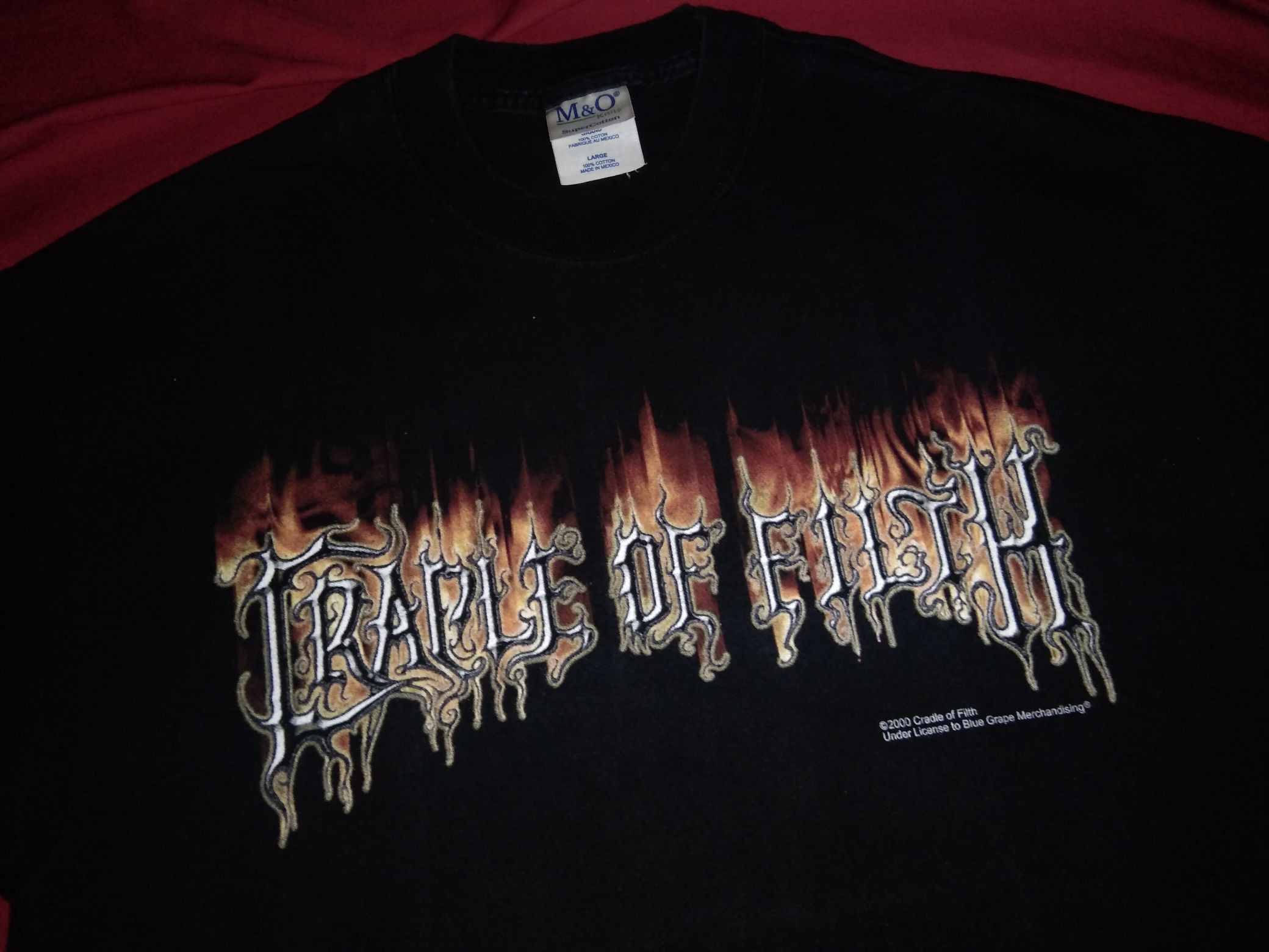 Band Tees Vtg 2000 Cradle of Filth tshirt extreme metal gothic Size US L / EU 52-54 / 3 - 1 Thumbnail