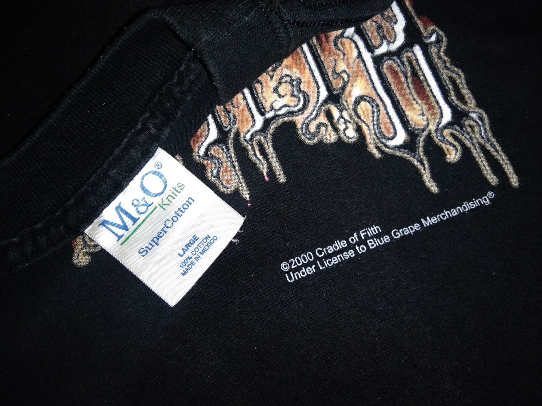 Band Tees Vtg 2000 Cradle of Filth tshirt extreme metal gothic Size US L / EU 52-54 / 3 - 5 Thumbnail