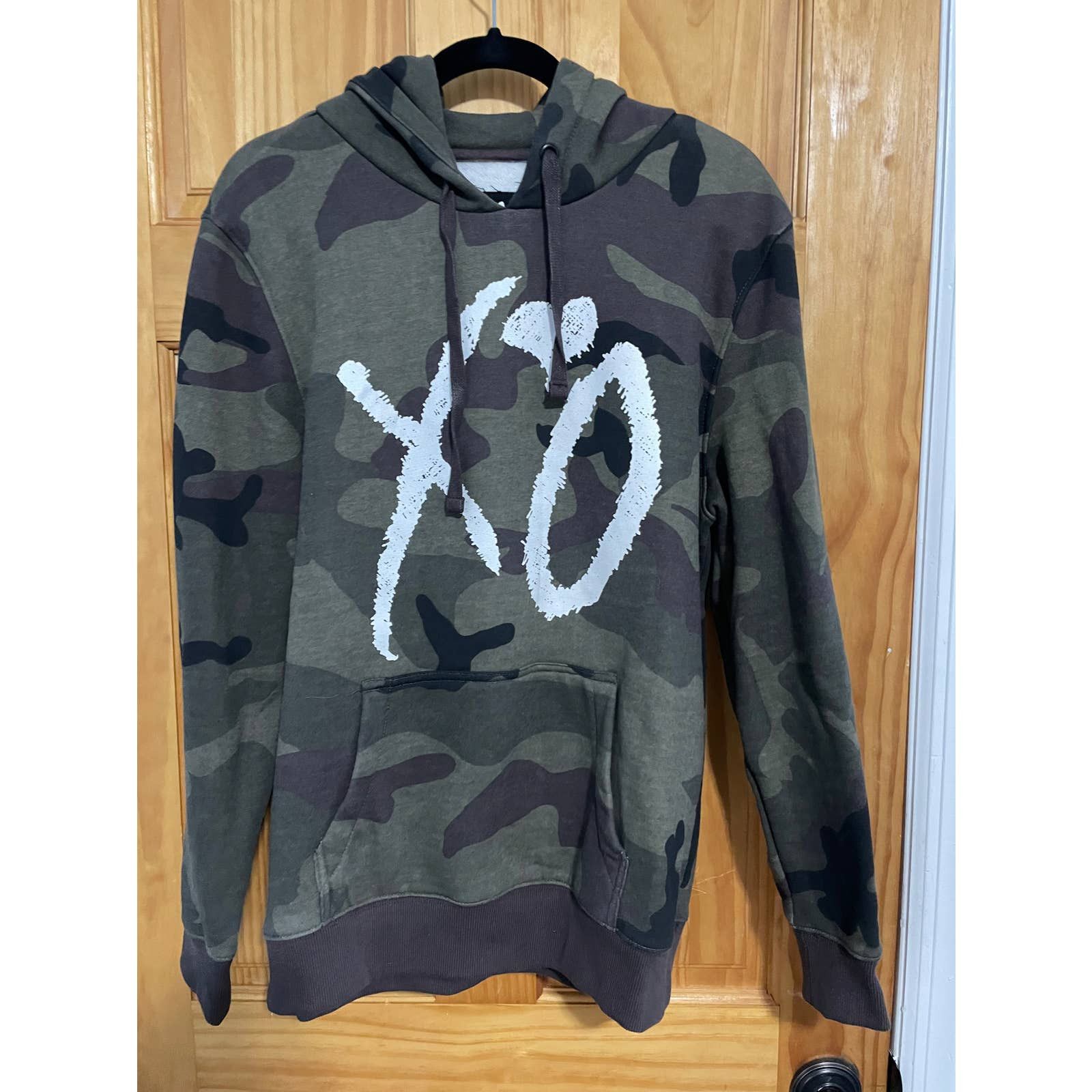 The Weeknd XO Camo Hoodie VERY hotsell RARE 2017 MERCH