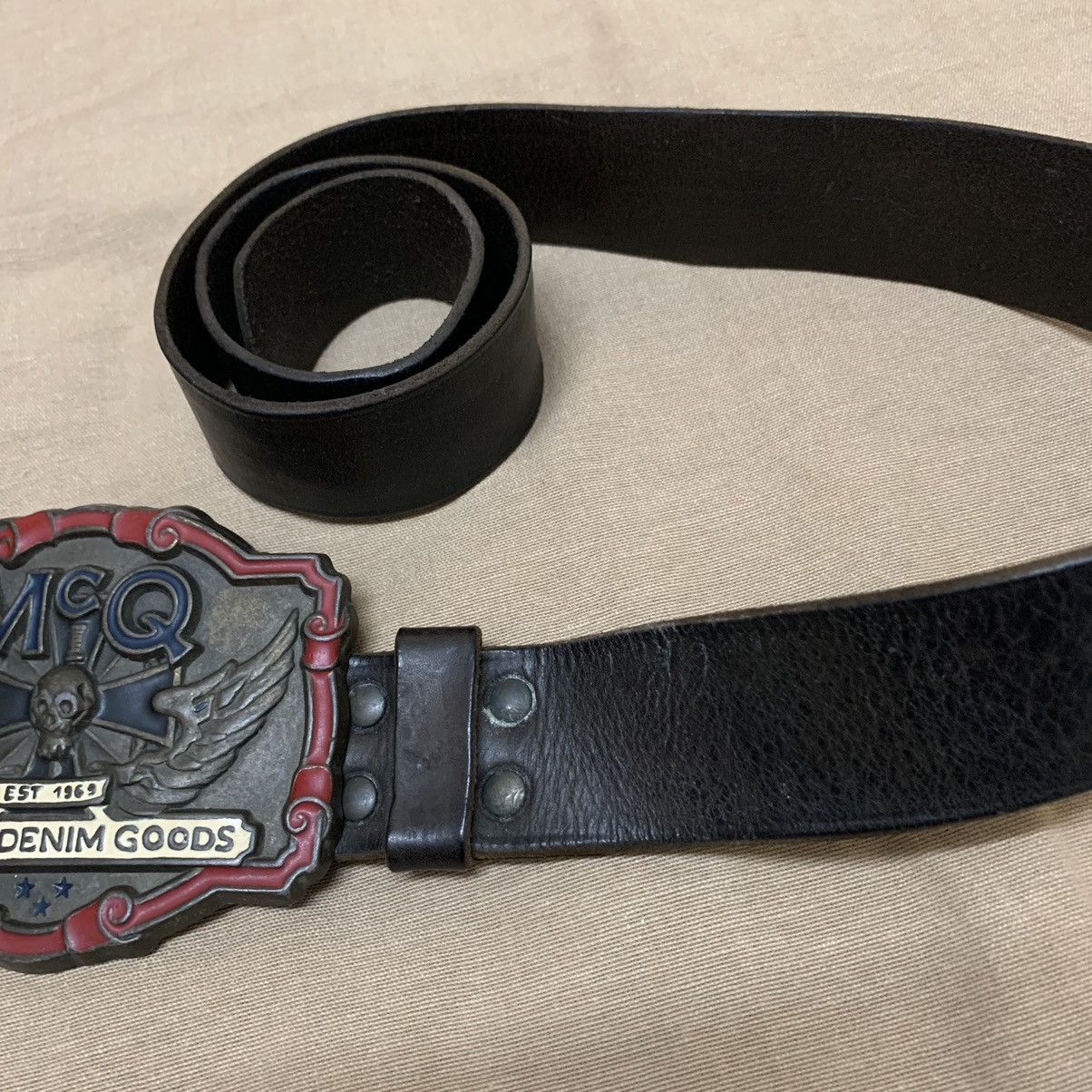 Vintage McQ Buckle Leather Belt