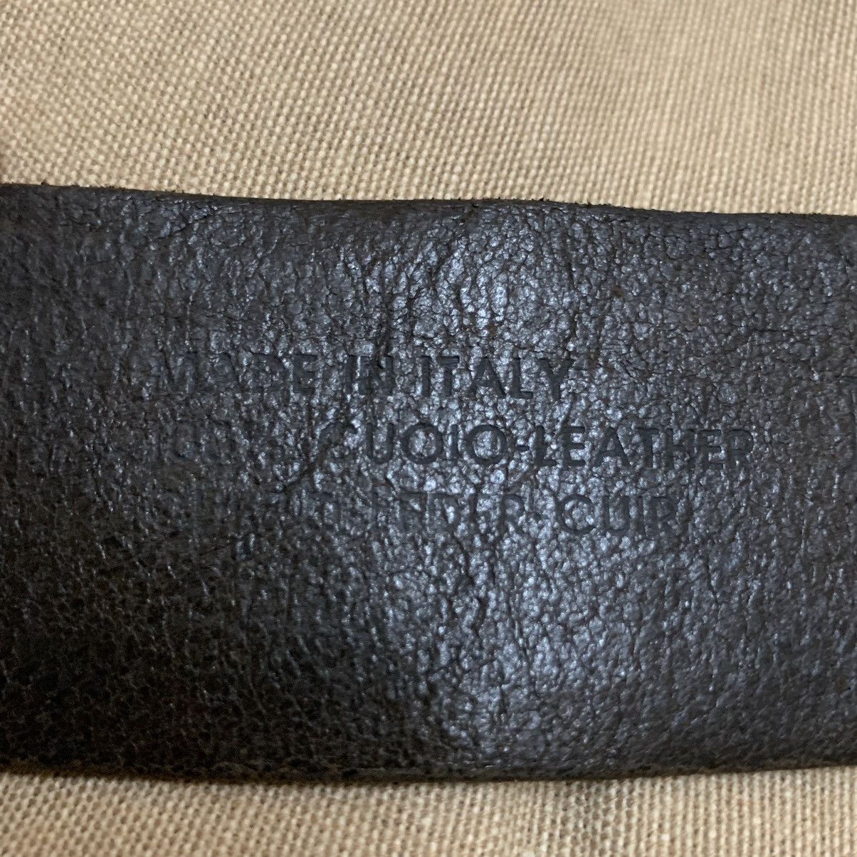 Vintage McQ Buckle Leather Belt