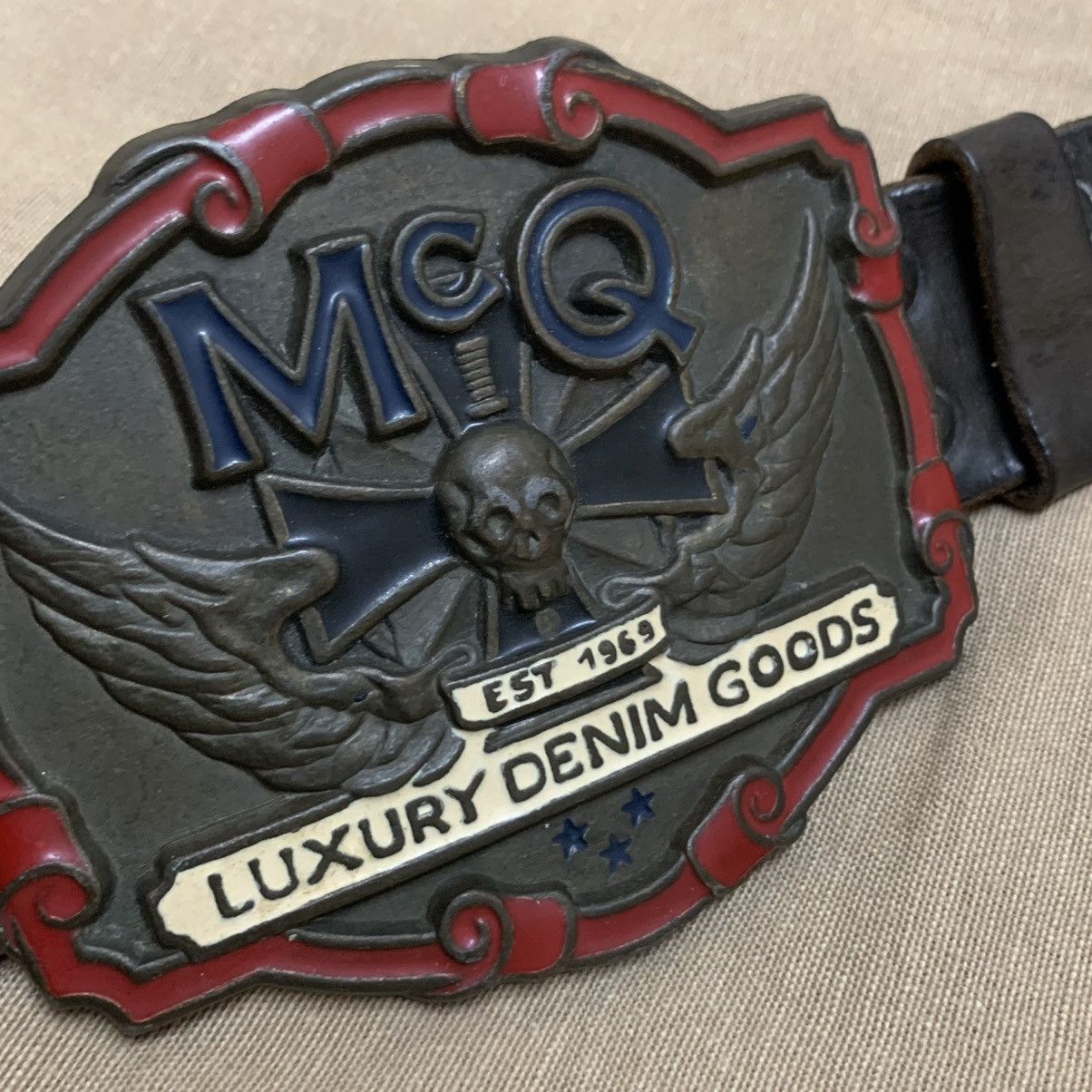 Vintage McQ Buckle Leather Belt