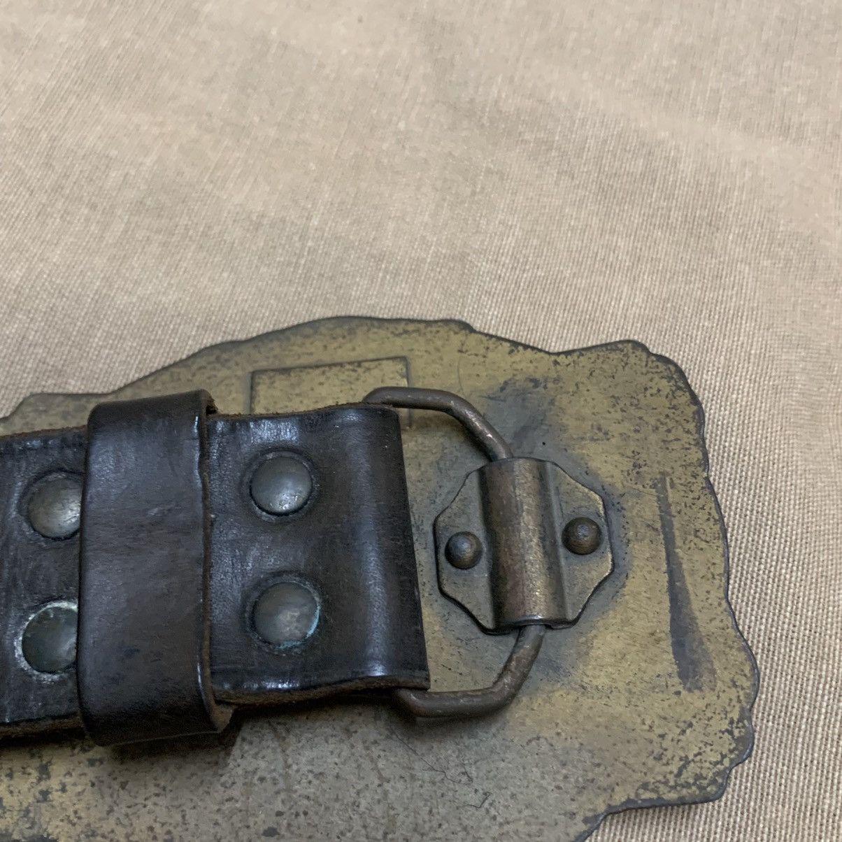 Vintage McQ Buckle Leather Belt