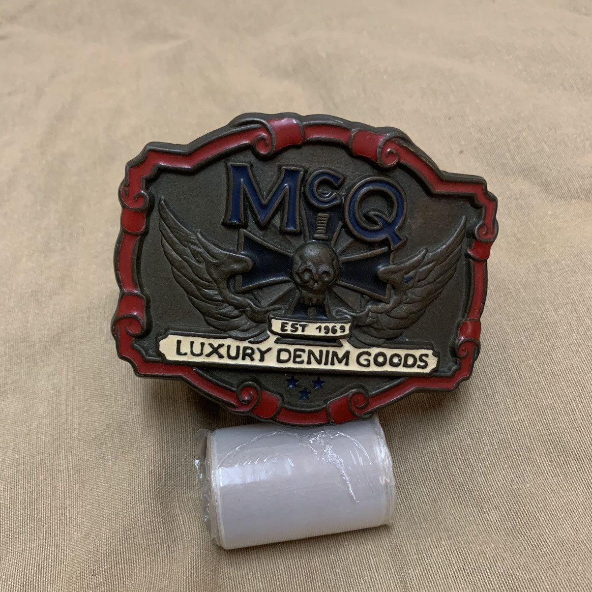 Vintage McQ Buckle Leather Belt