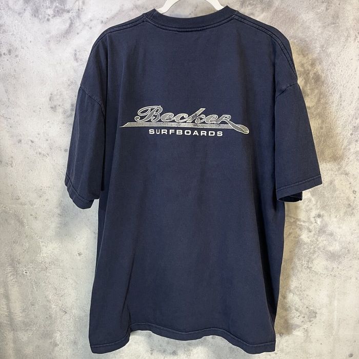 Vintage Vintage Becker Surfboards T-shirt - Navy Blue - Mens XL | Grailed