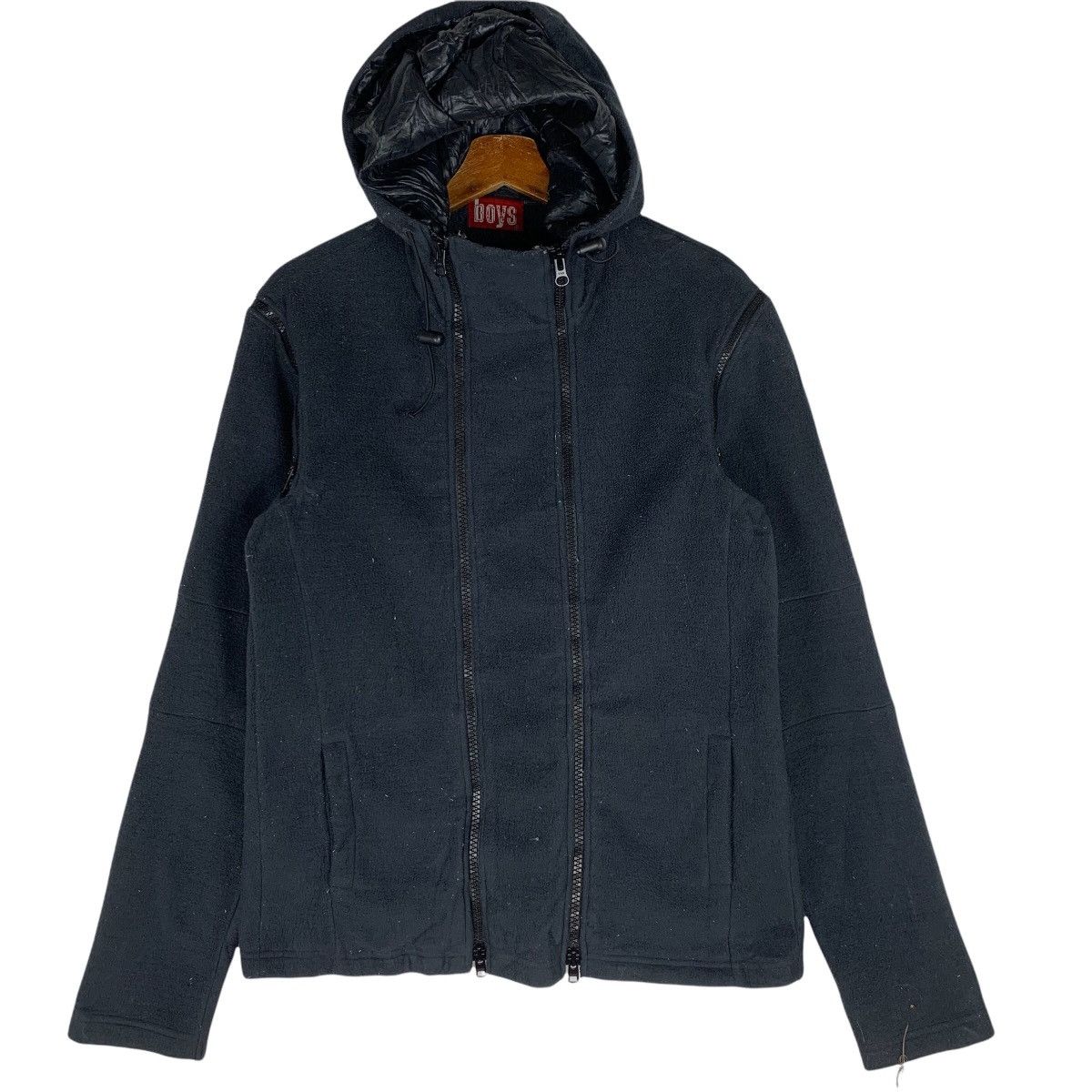 Japanese Brand Batsu Boy Detachable Tartical Hoodie Zipper Jacket Size US M / EU 48-50 / 2 - 2 Thumbnail