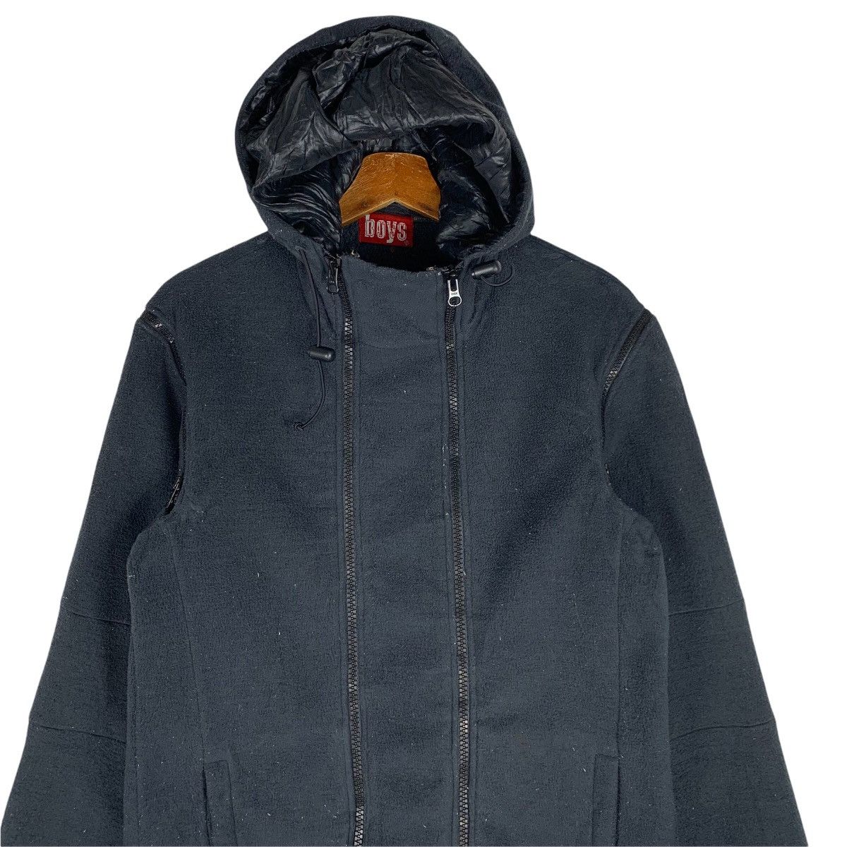 Japanese Brand Batsu Boy Detachable Tartical Hoodie Zipper Jacket Size US M / EU 48-50 / 2 - 4 Thumbnail