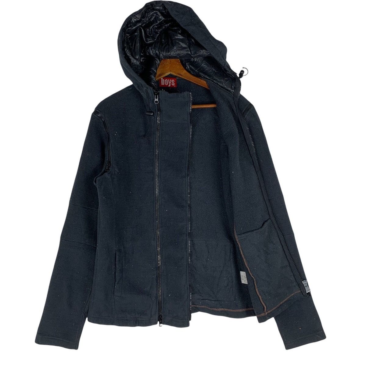 Japanese Brand Batsu Boy Detachable Tartical Hoodie Zipper Jacket Size US M / EU 48-50 / 2 - 6 Thumbnail