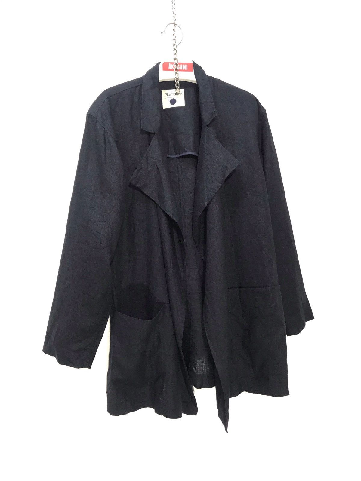 Issey Miyake Issey Miyake Plantation Thin Linen Buttonless Jkt 26 Size US M / EU 48-50 / 2 - 2 Thumbnail