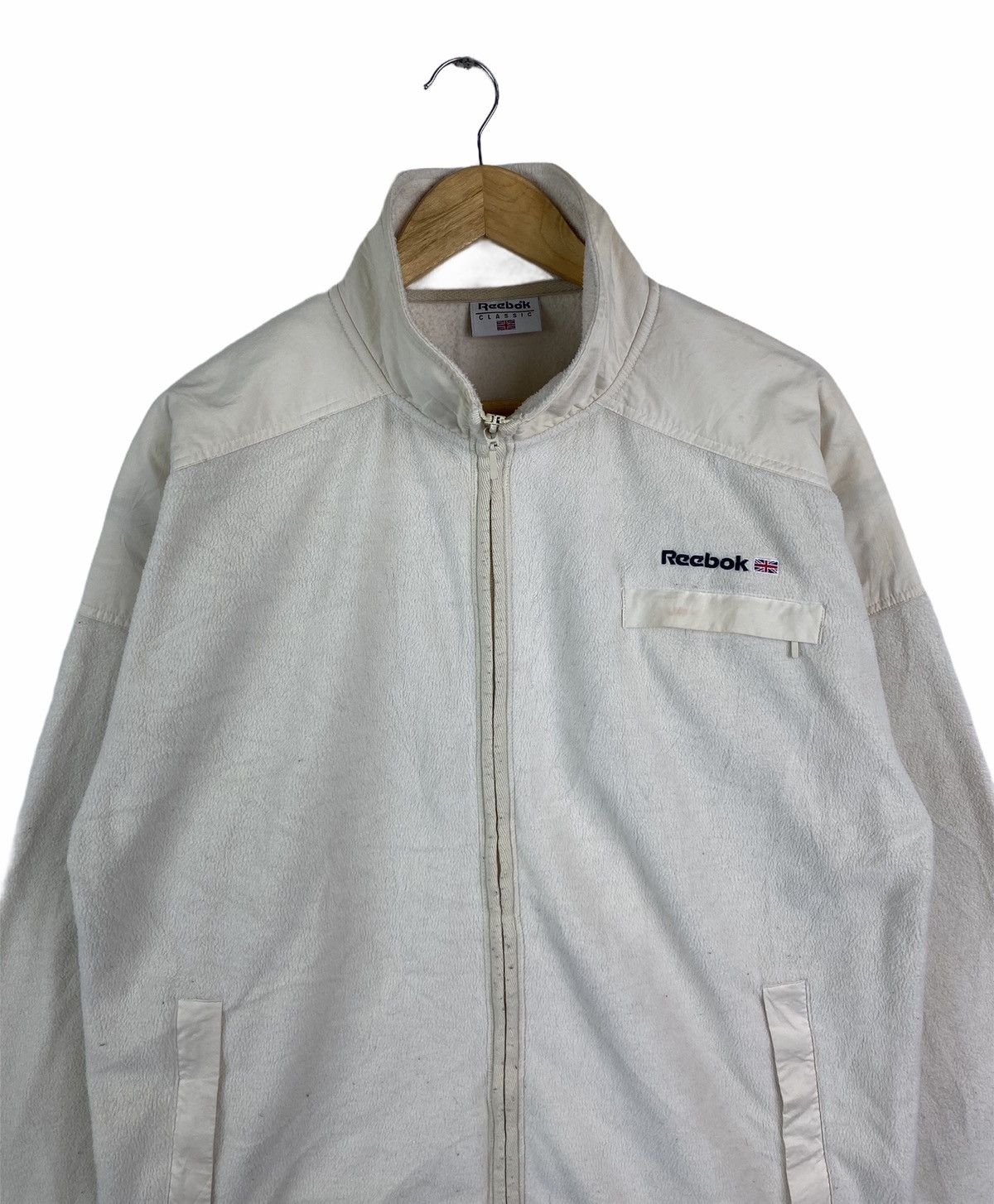 Reebok × Vintage VINTAGE REEBOK CLASSIC SMALL LOGO FLEECE ZIPPER SWEATER Size US L / EU 52-54 / 3 - 3 Thumbnail