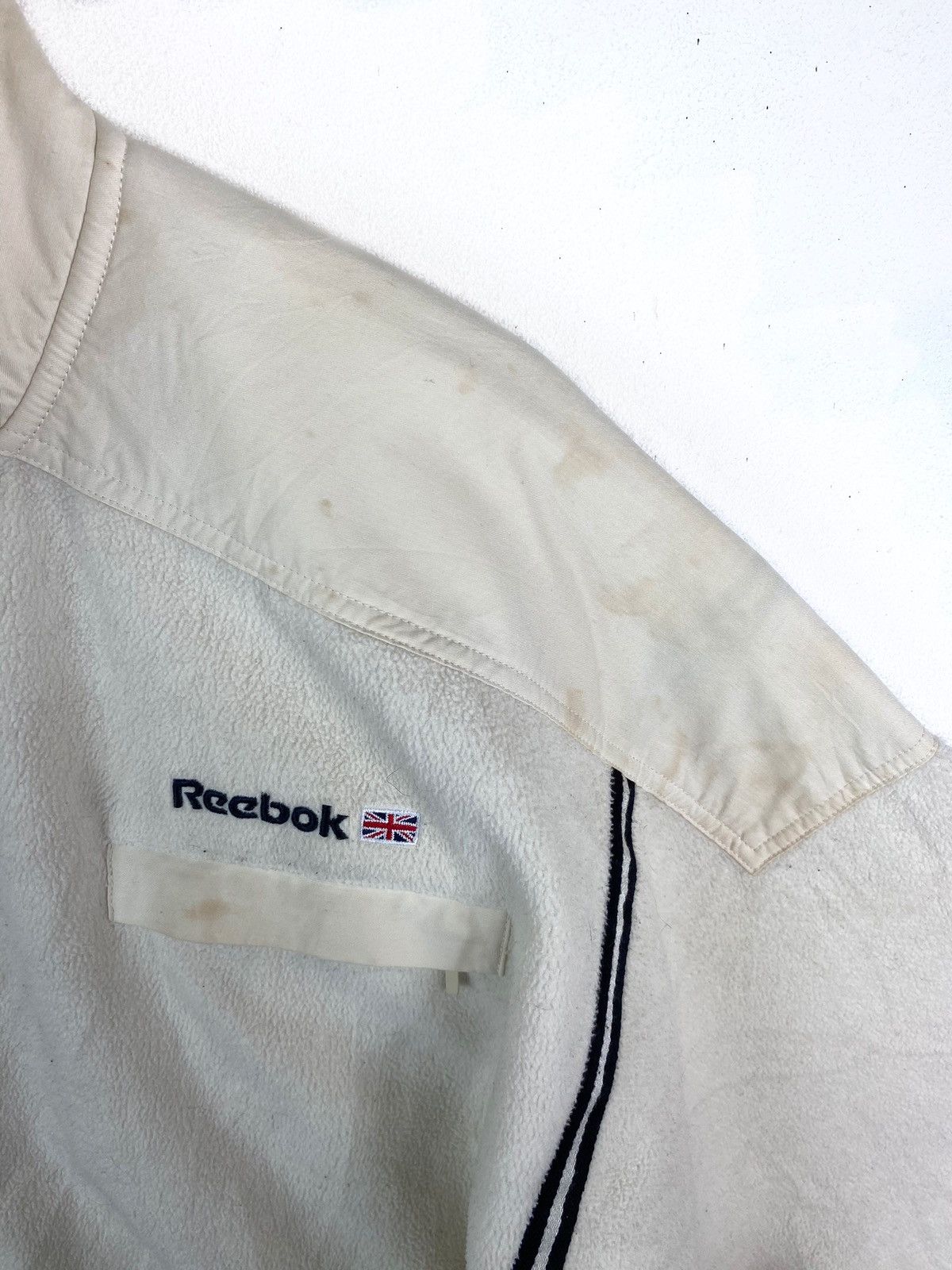 Reebok × Vintage VINTAGE REEBOK CLASSIC SMALL LOGO FLEECE ZIPPER SWEATER Size US L / EU 52-54 / 3 - 6 Thumbnail