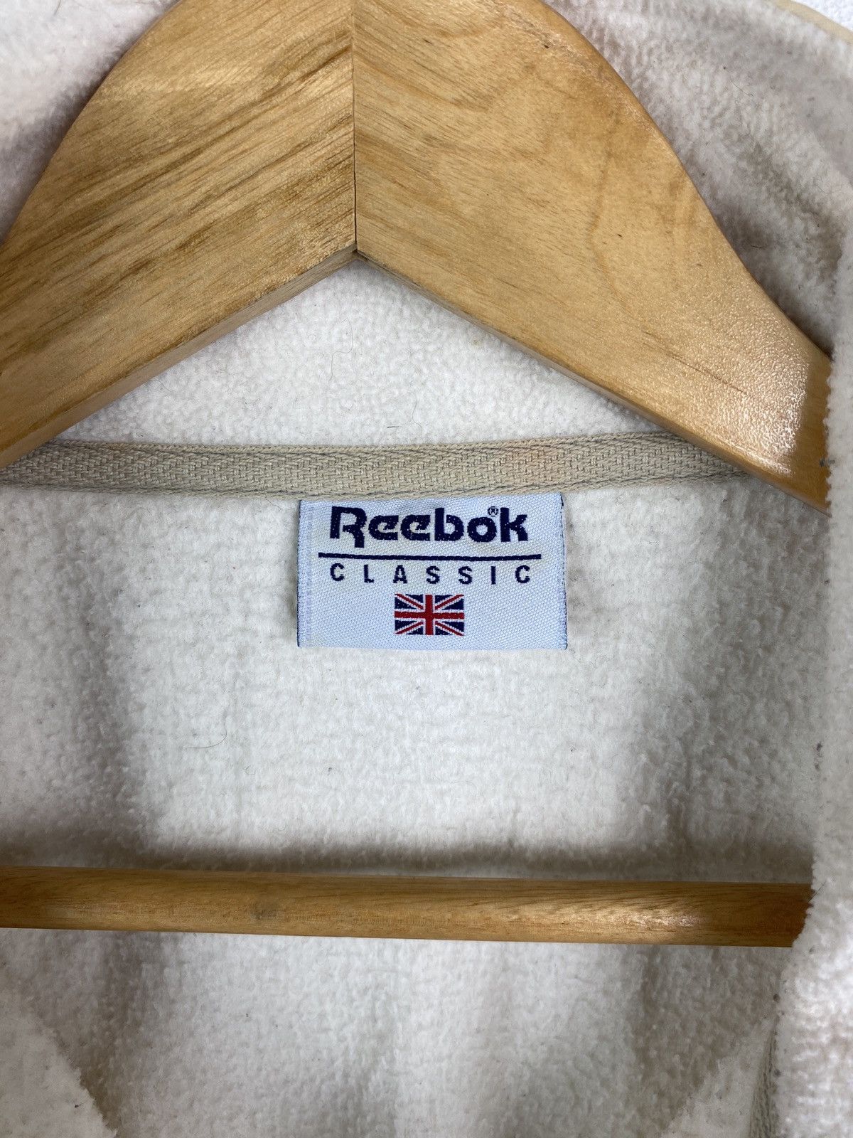 Reebok × Vintage VINTAGE REEBOK CLASSIC SMALL LOGO FLEECE ZIPPER SWEATER Size US L / EU 52-54 / 3 - 4 Thumbnail