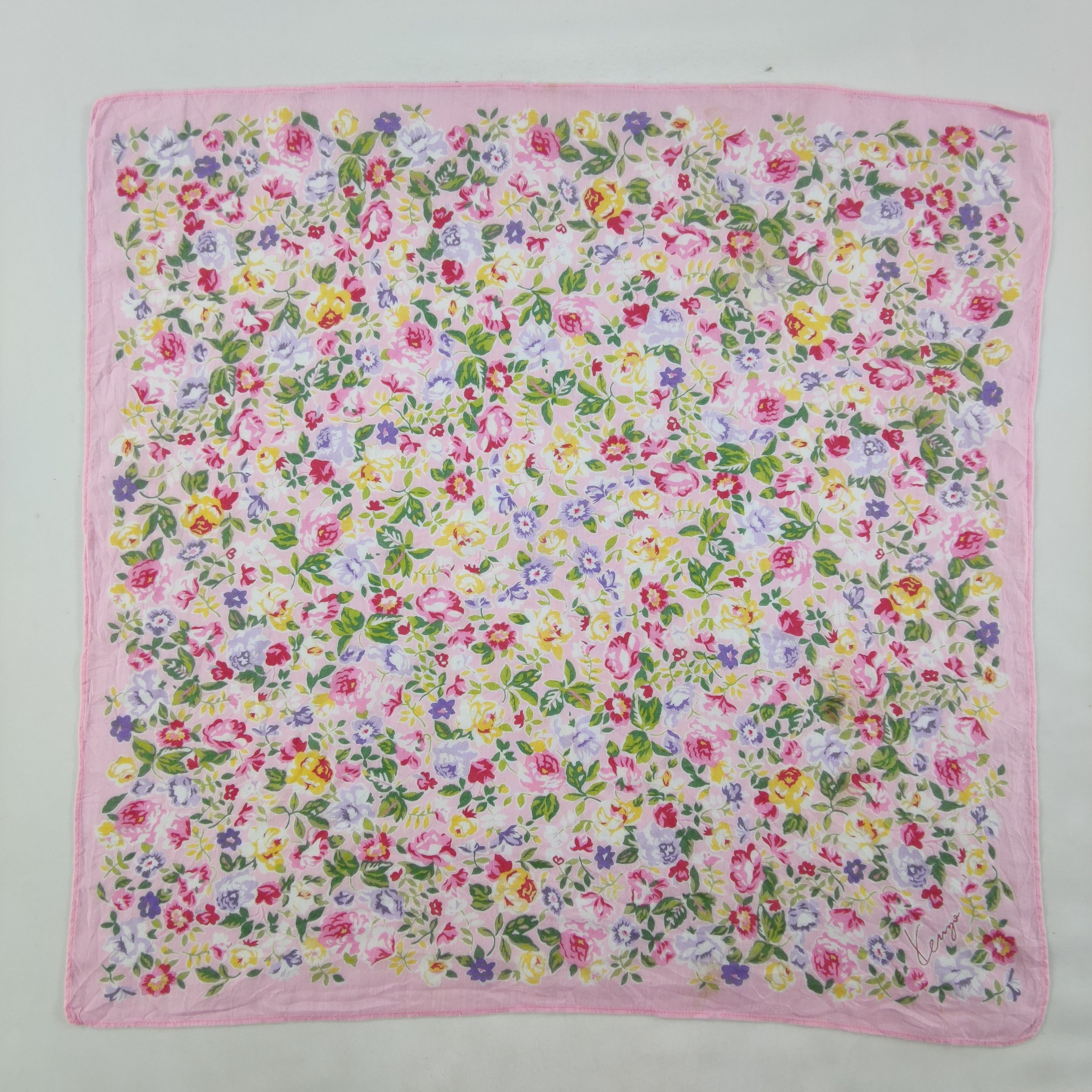 Kenzo × Vintage Kenzo Handkerchief/Neckerchief/Bandana Size ONE SIZE - 2 Thumbnail